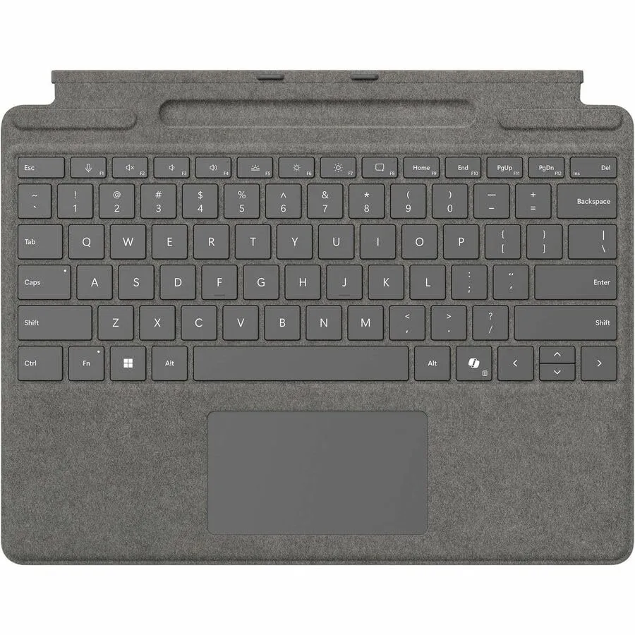 Microsoft 8XB-00186 — Microsoft Surface Pro Keyboard with Pen Storage - Platinum