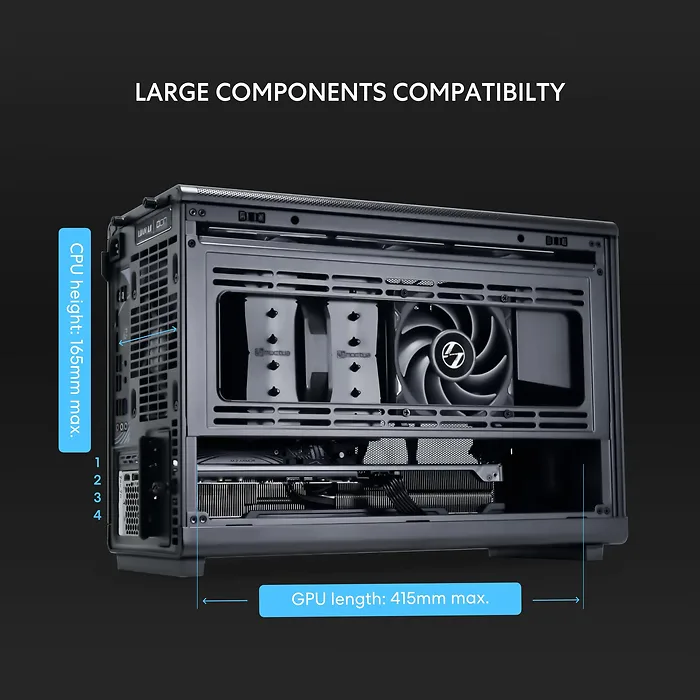 LIANLI-A3- MATX-WD BLACK