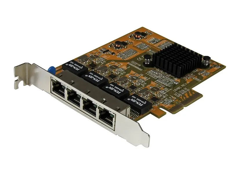 STARTECH ST1000SPEX43 — StarTech.com 4-Ports 4x RJ45 PCI Express x4 GigaBit Network Card Internal ST1000SPEX43
