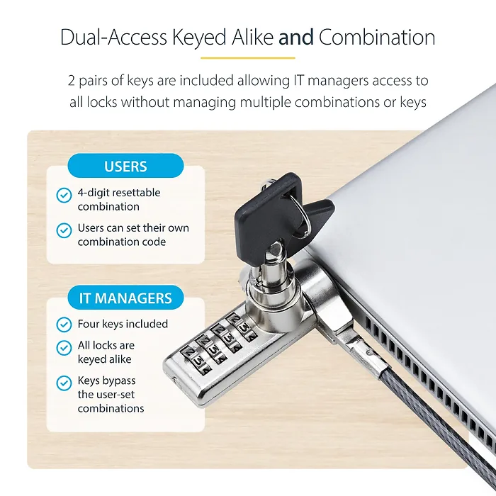 STARTECH-DUALKA10-LAPTOP-LOCK