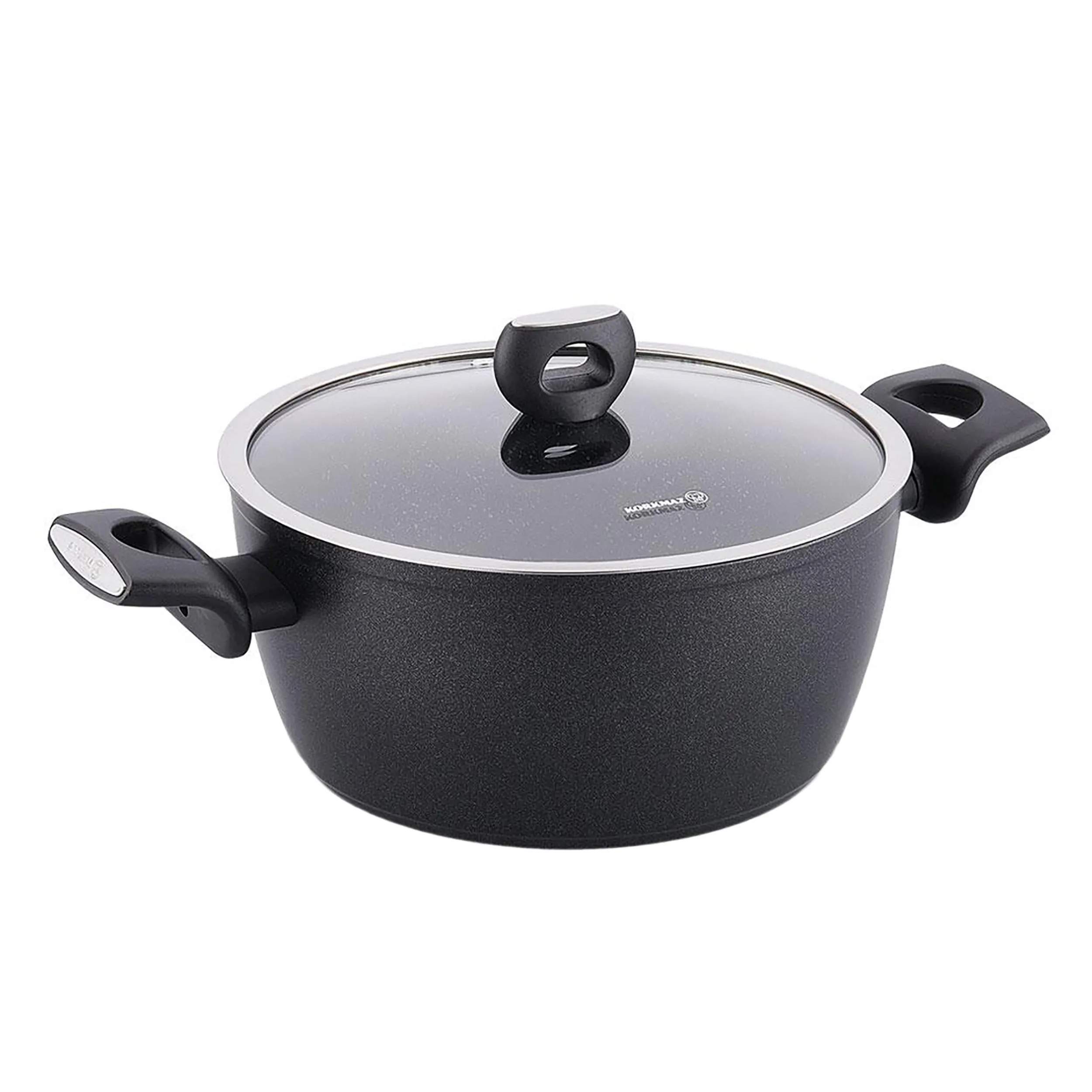 Korkmaz A2941 — Korkmaz Nora Nonstick Aluminum Casserole with Lid, 4.6L