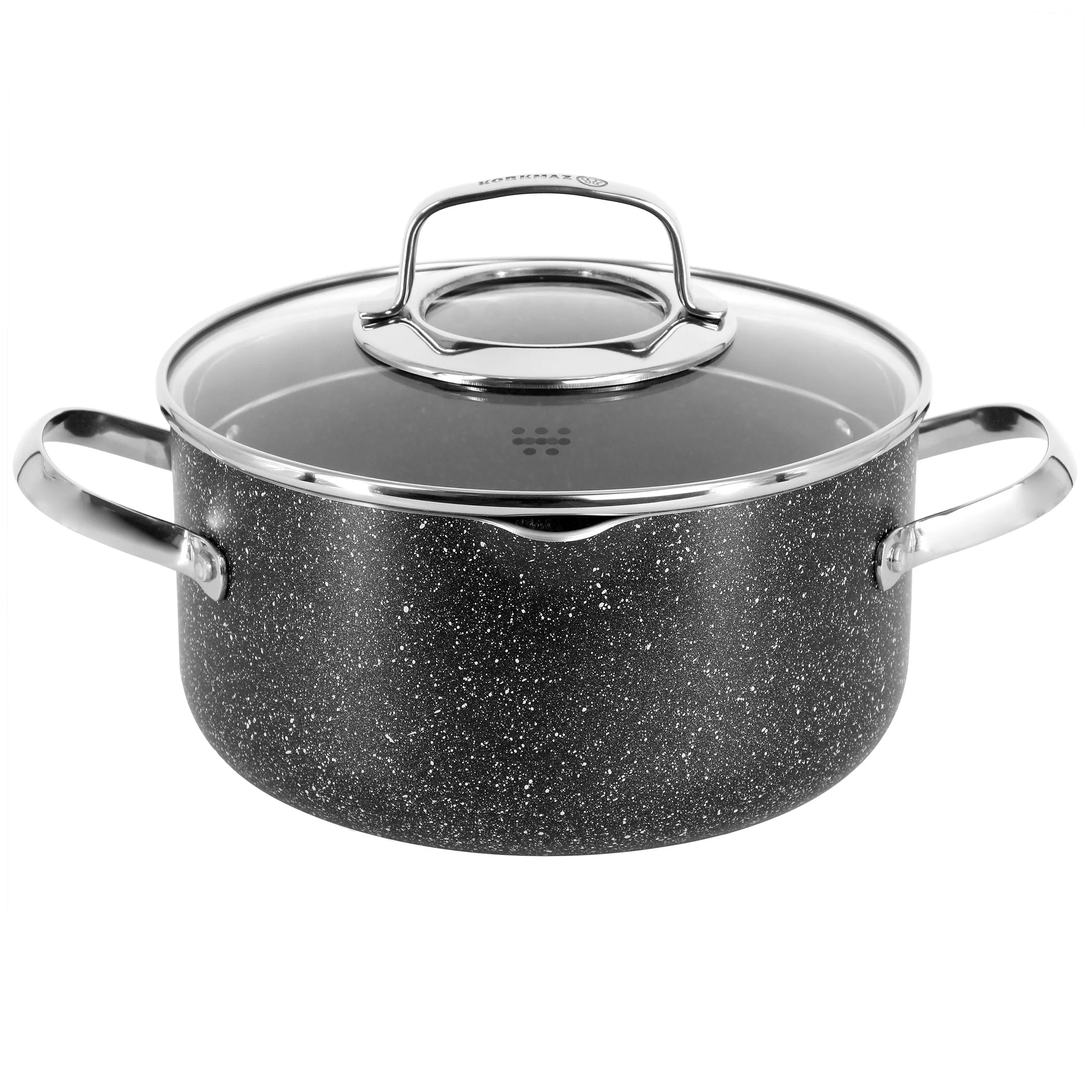 Korkmaz A2950 — Korkmaz Galaksi 8-Inch Non-Stick Casserole with Lid