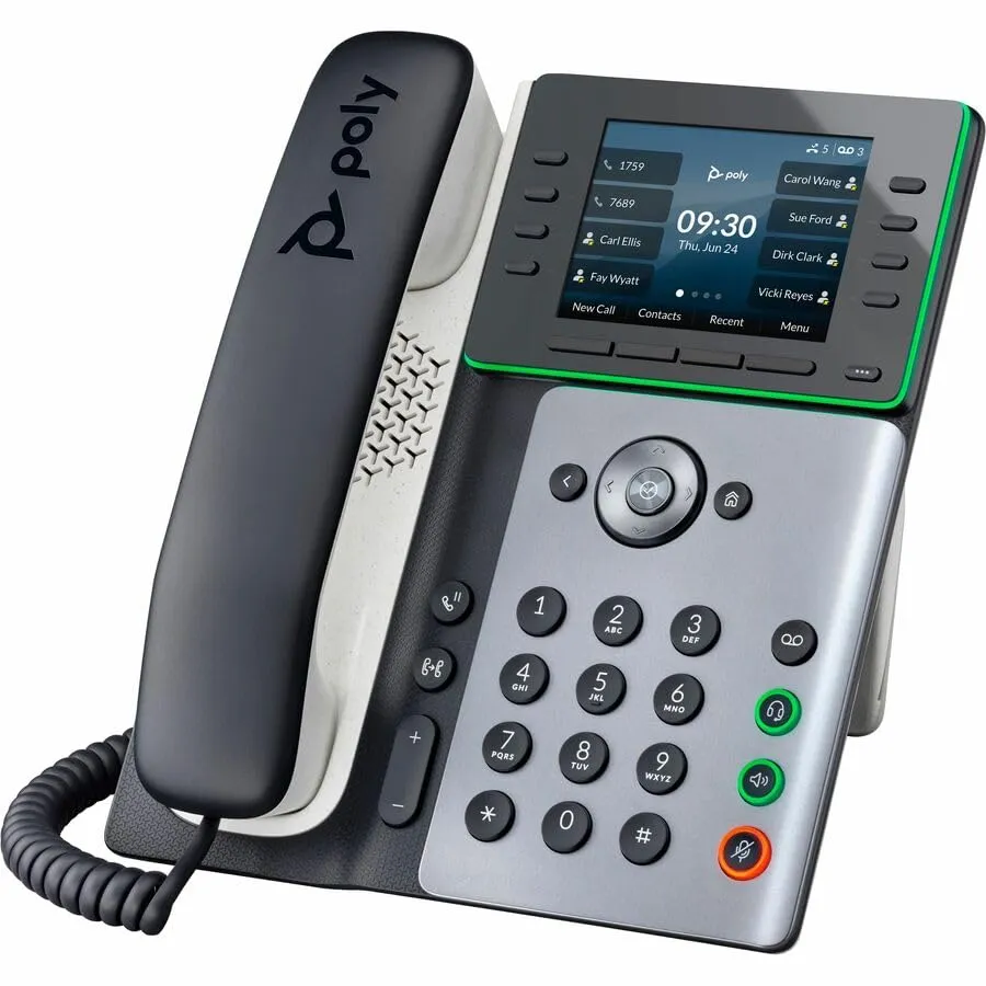 HP 89B53AA#ABA — POLY EDGE E350 IP Phone with Power Supply