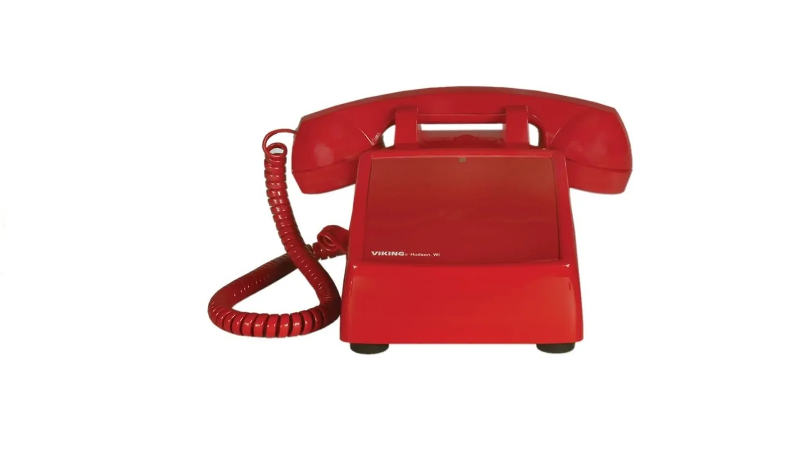 Viking Electronics VK-K-1500P-D — Viking K1500PD Desk Phone With Ringer No KeyPad Red Color K-1500P-D