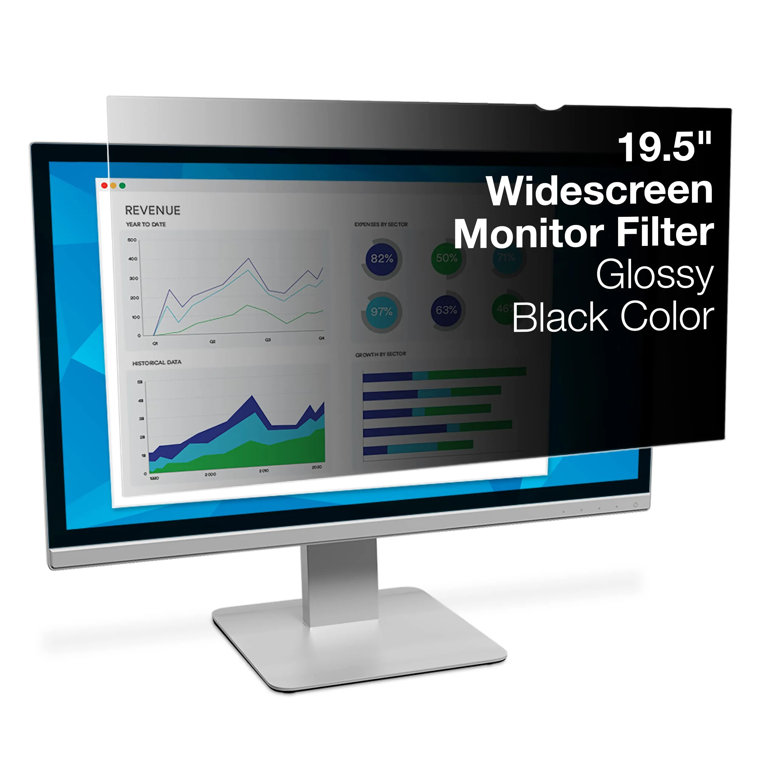 3M PF195W1B — 3M 19.5W MONITOR PRIVACY FILTER FOR DELL (16:10)