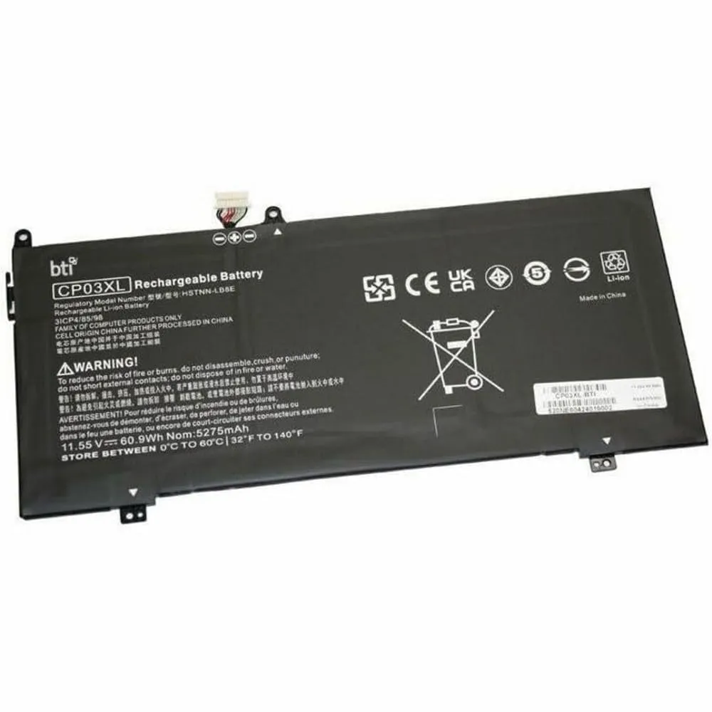 BATTERY TECHNOLOGY CP03XL-BTI — BAT FOR HP SPECTRE X360 13-AE 13-AE000TU