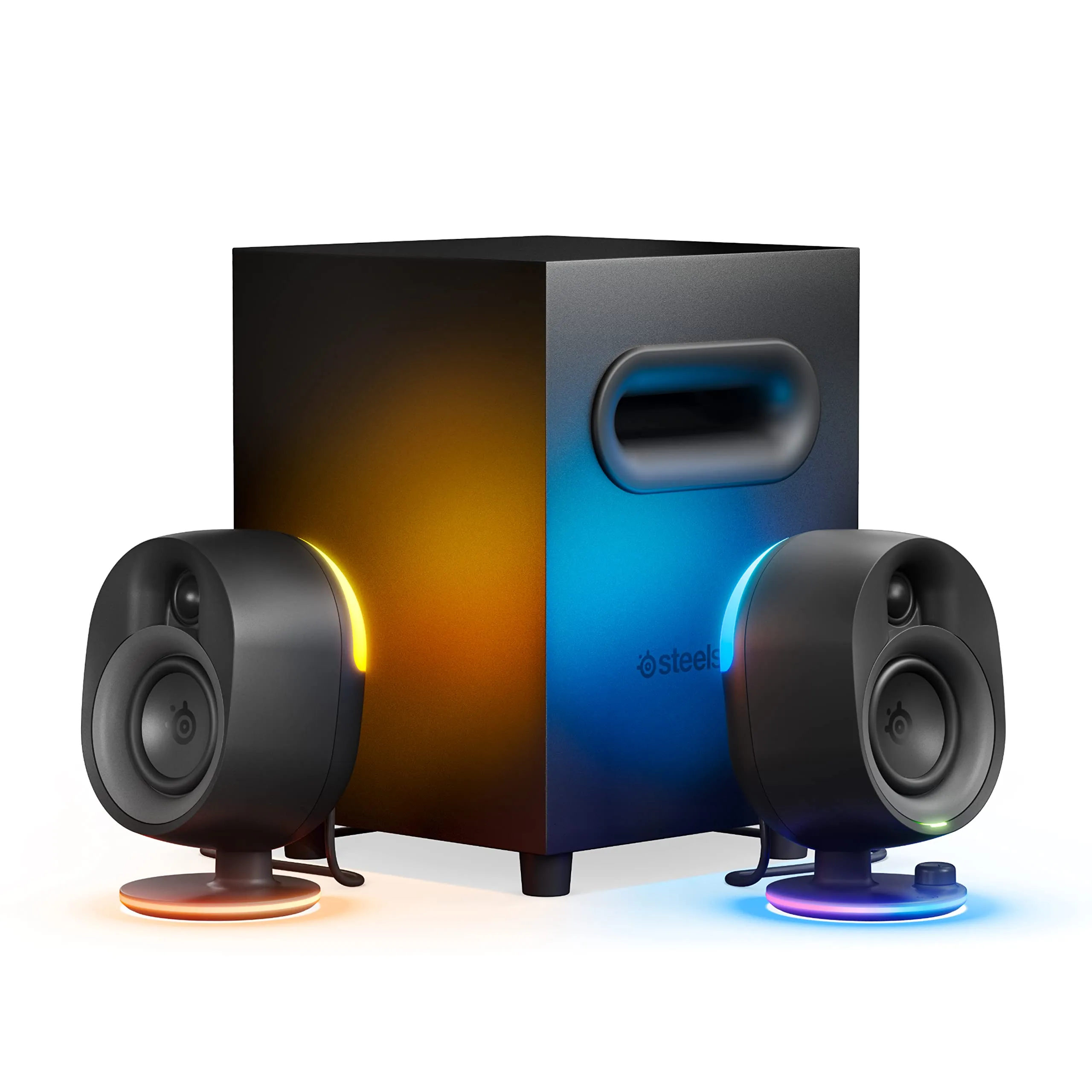 SteelSeries 61541 — ARENA 7 RGB USB Bluetooth Speakers with Deep Bass