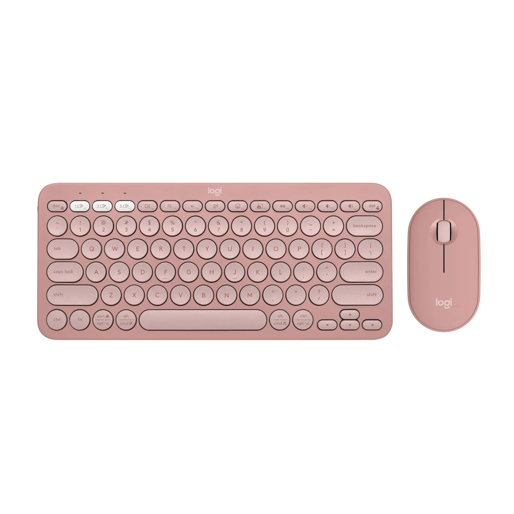 Logitech 920-012199 — PEBBLE 2 COMBO - TONAL ROSE - UNIVERSAL - US