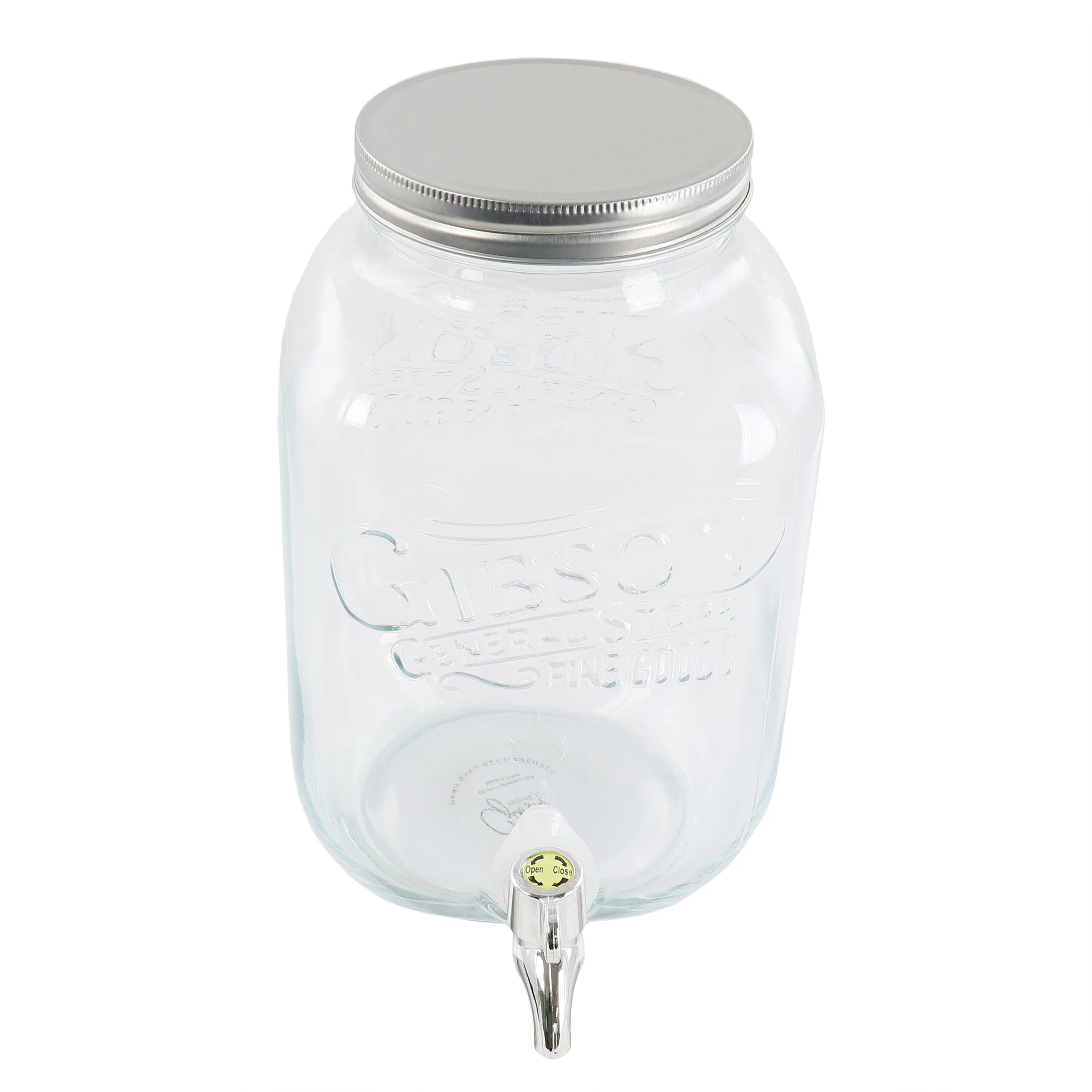 Gibson 138979.02 — Gibson Home 1.1 Gallon Glass Beverage Dispenser with Spigot