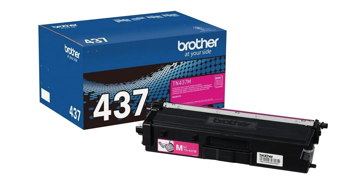 Brother BRTTN437M — Brother TN437M Ultra High Yield Laser Toner Cartridge - Magenta - 1 Each - 8000 Pages