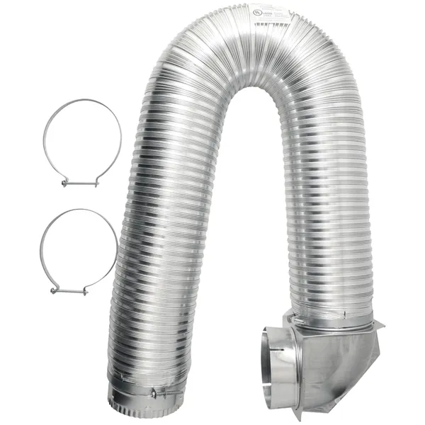 BUILDER'S BESTR 111718 — Builders Best(R) 111718 4 x 8ft UL Transition-Duct Single-Elbow Kit