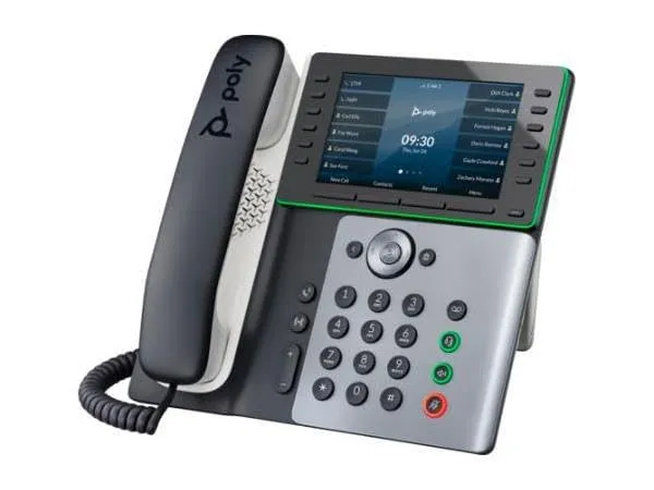 HP 89B56AA#ABA — POLY EDGE E500 IP Phone with Power Over Ethernet