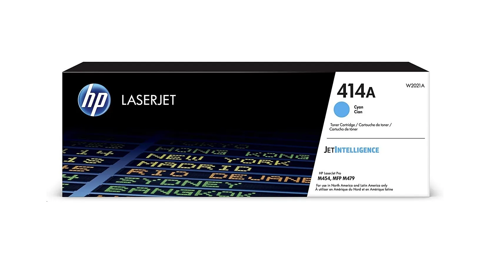 HP HEWW2021A — HP 414A Cyan LaserJet Toner Cartridge W2021A