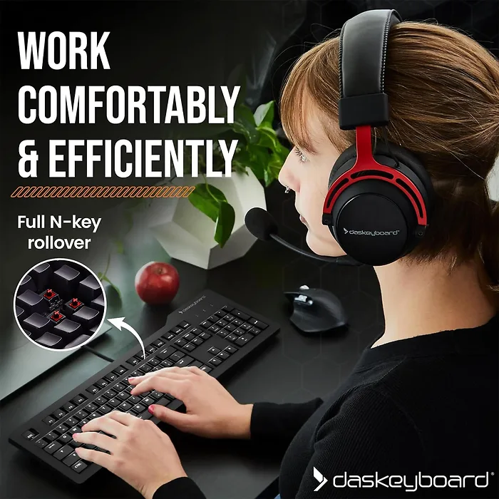 DAS KEYBOARD-DKP13-PRMXREDSIL-US