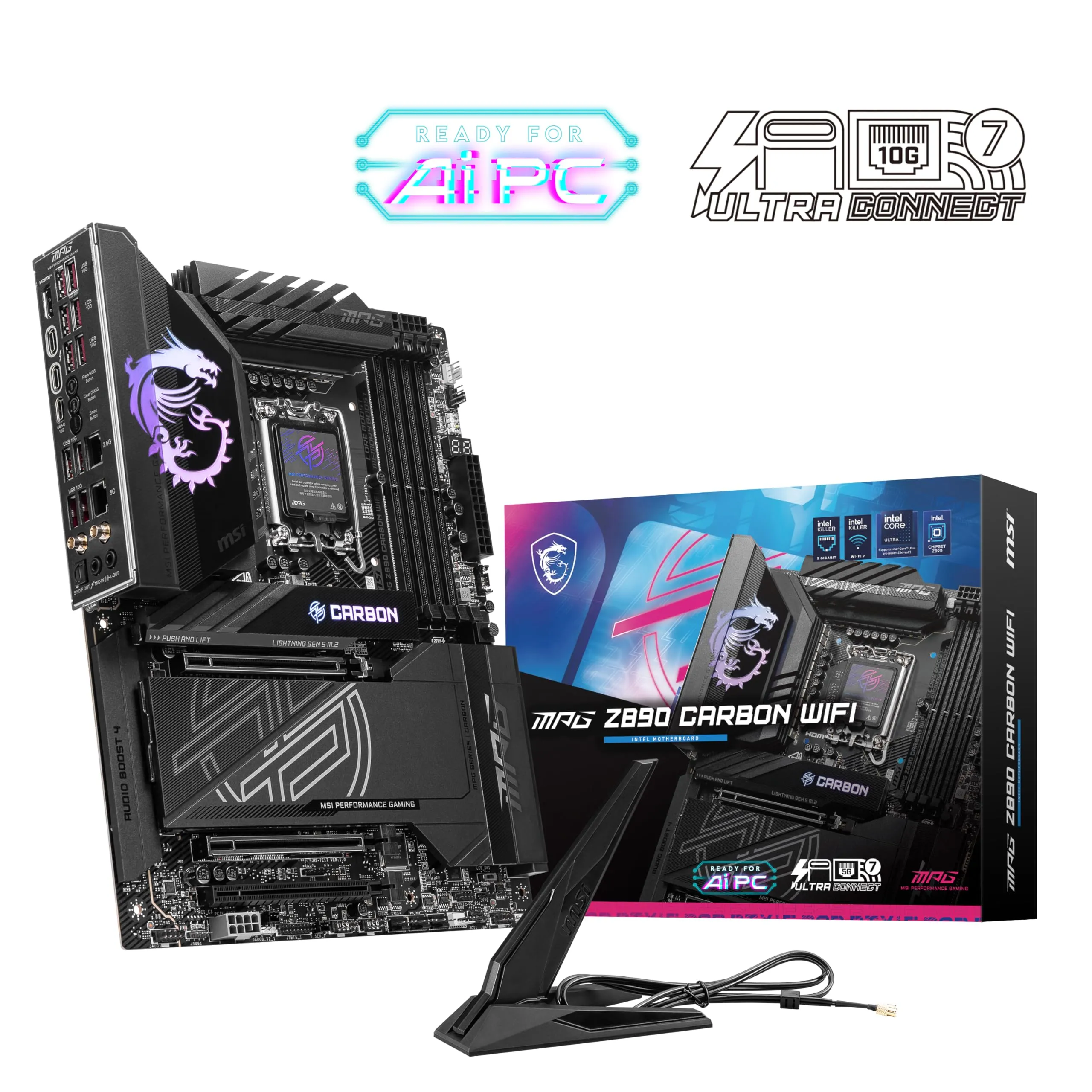 MSI Z890CARBONWIFI — MSI MPG Z890 CARBON WIFI ATX Motherboard for Intel LGA 1851
