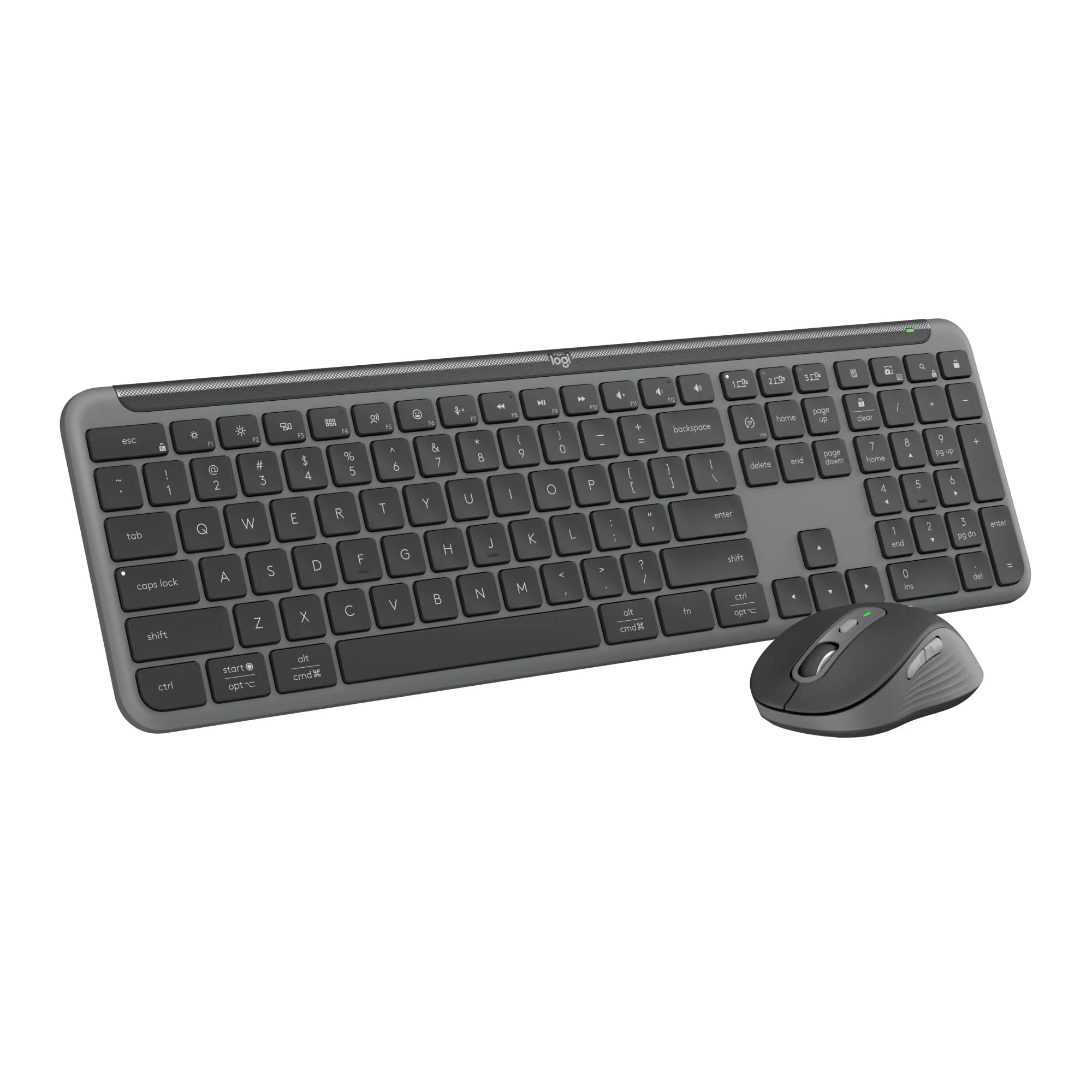 Logitech 920-012425 — SIGNATURE SLIM WIRELESS KEYBOARD AND MOUSE COMBO MK955 - GRAPHITE - US