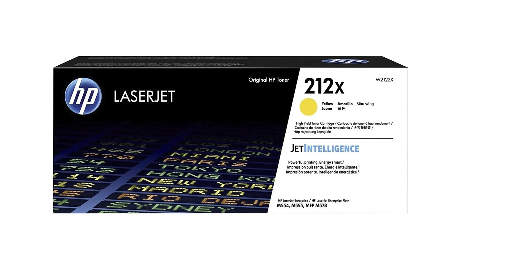 HP W2122X — HP 212X Toner Cartridge - Yellow - Laser - High Yield - 10000 Pages - 1 /