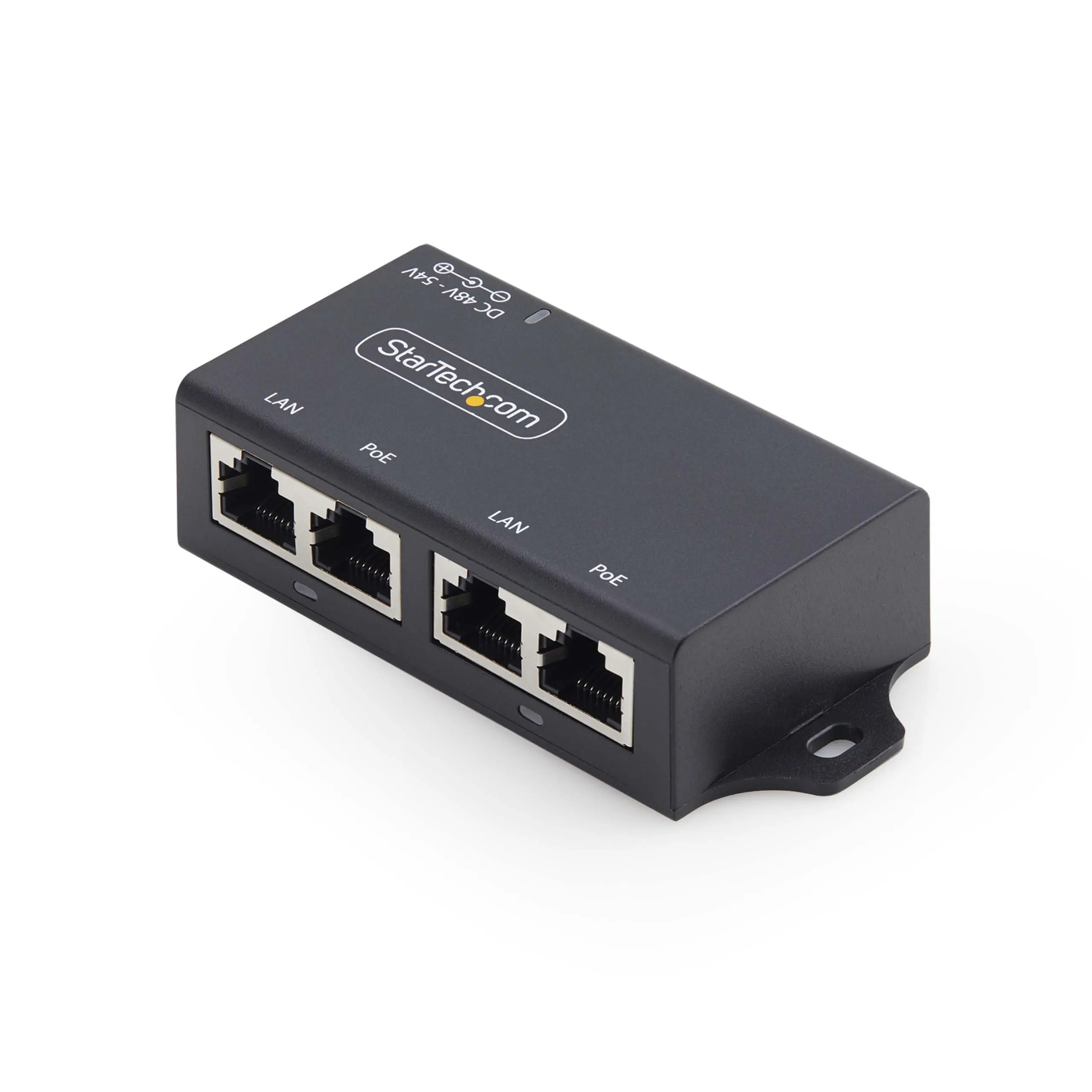 STARTECH AF221C-POE-INJECTOR — 2-PORT POE+ INJECTOR, 10M/100M/1000M/1G ETHERNET, POE/POE+ (802.3AF/802.3AT), 30