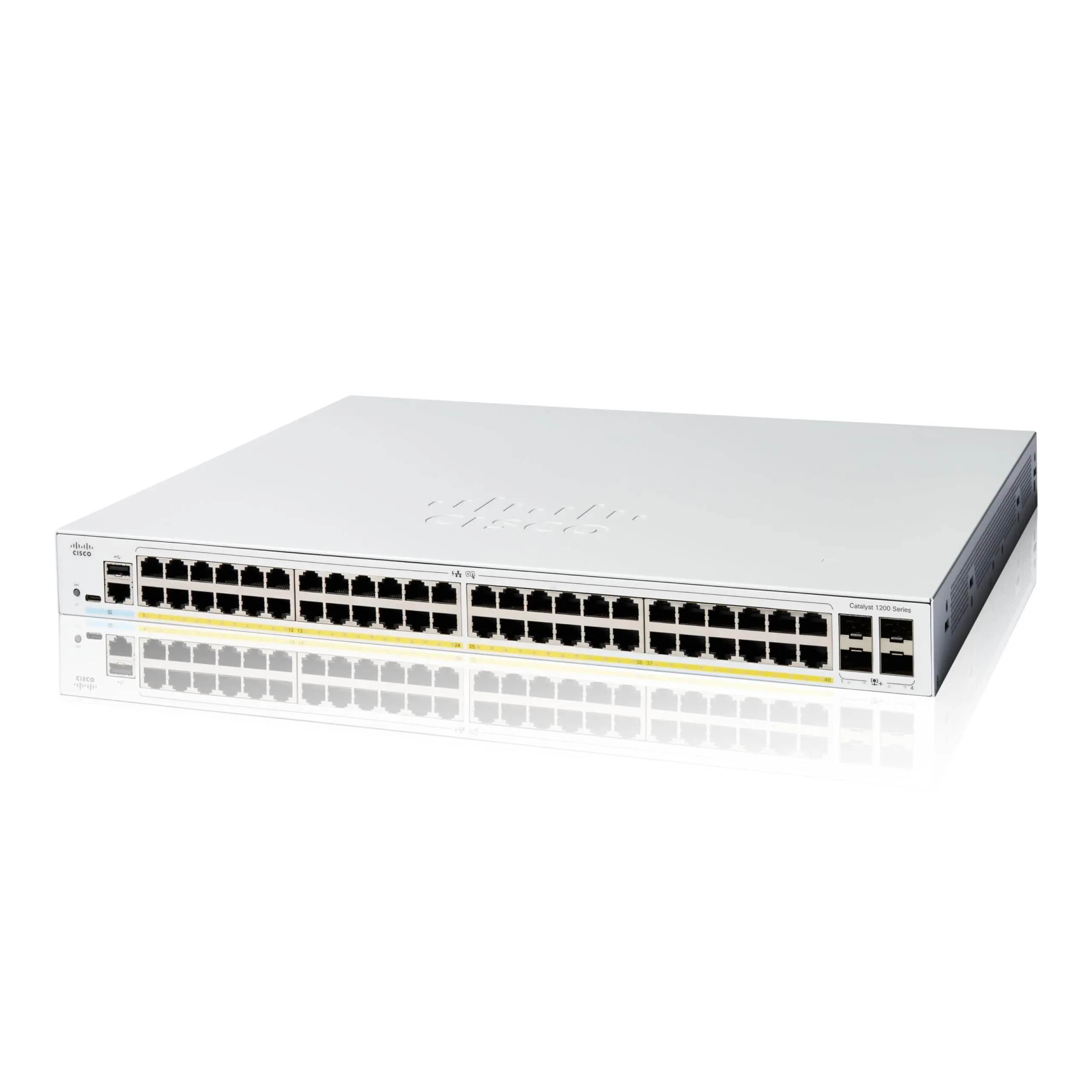 Cisco C1200-48P-4G — Cisco Catalyst 1200 48-Port PoE Switch with SFP