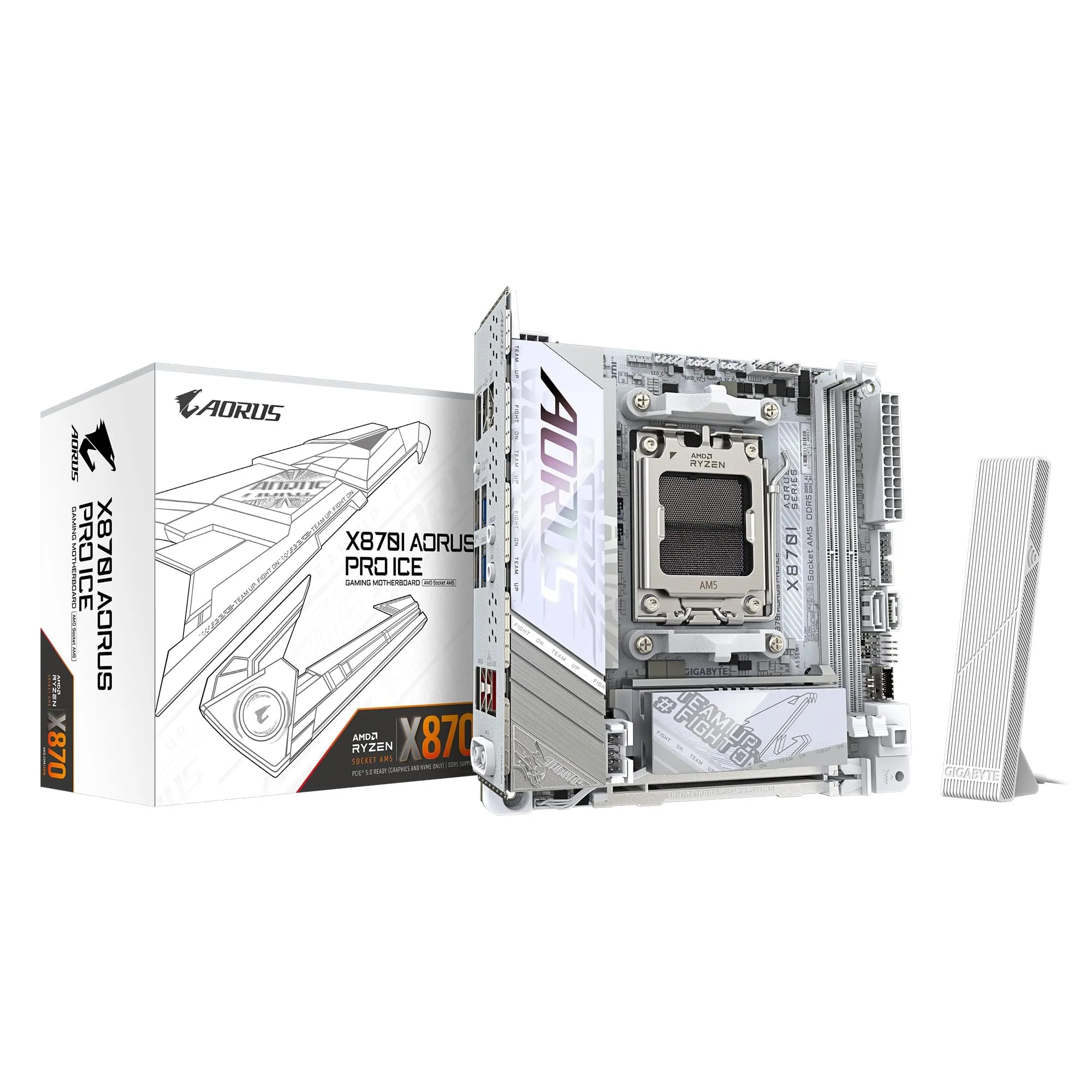 GIGABYTE X870I AORUS PRO ICE — X870I AORUS PRO ICE AMD X870 ATX AM5 (LGA 1718)