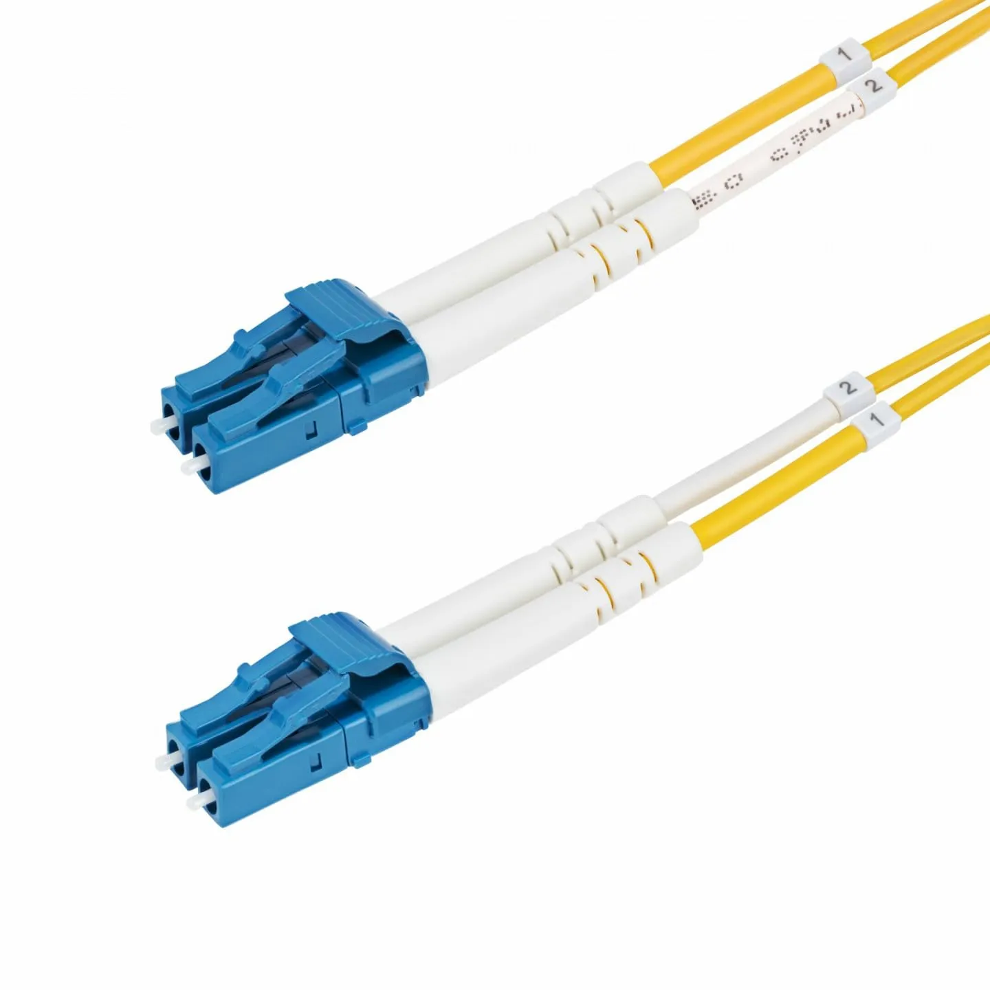 STARTECH SMDOS2LCLC5M — 5M (16.4FT) LC TO LC (UPC) OS2 SINGLE MODE DUPLEX FIBER OPTIC CABLE, 9/125M, 100
