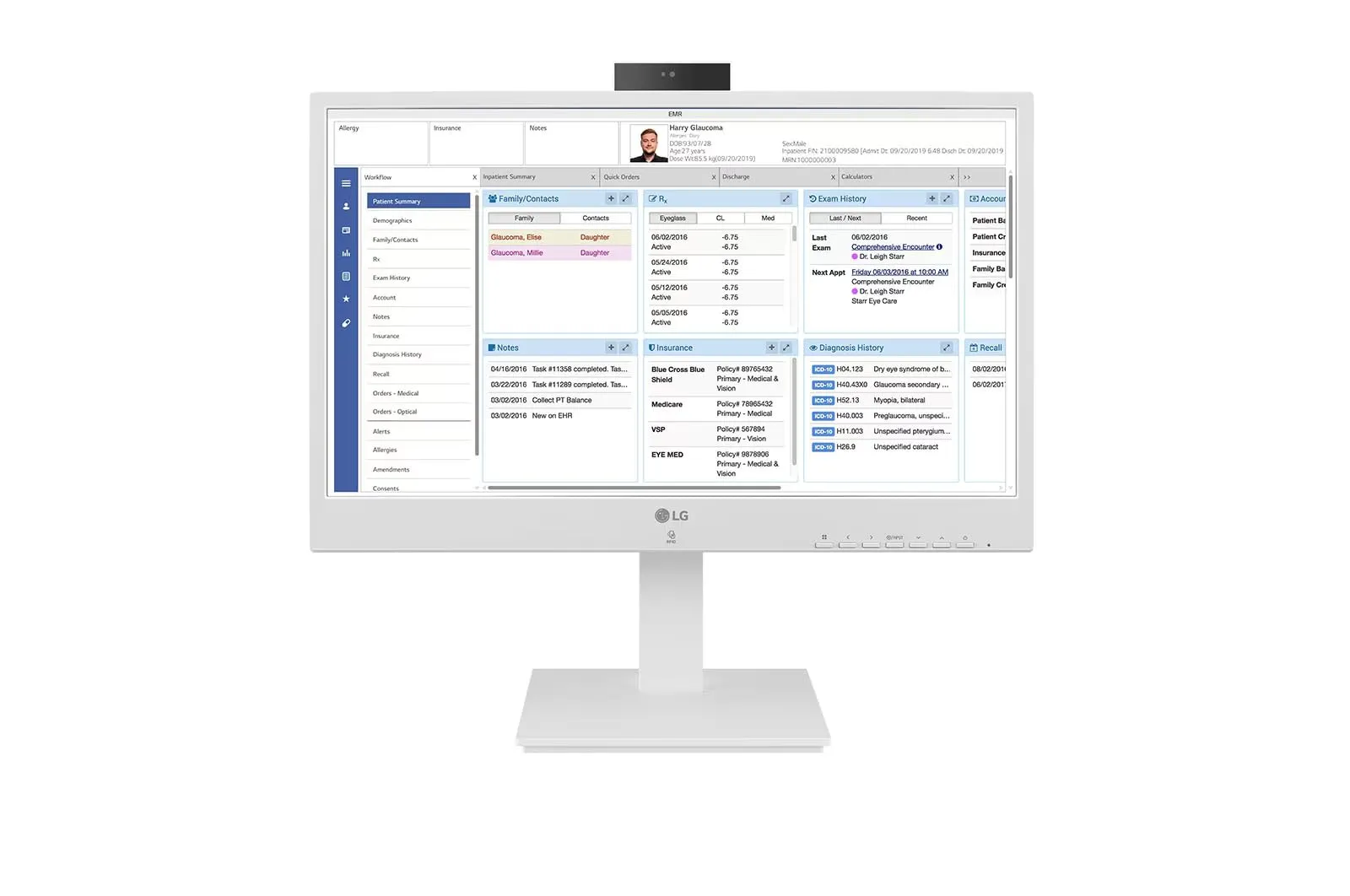 LG Electronics 24CR671NK6P — 24 LG THIN CLIENT AIO MONITOR 1920X1080, INTEL PENTIUM N6005, 8GB DDR4, 16GB EMM