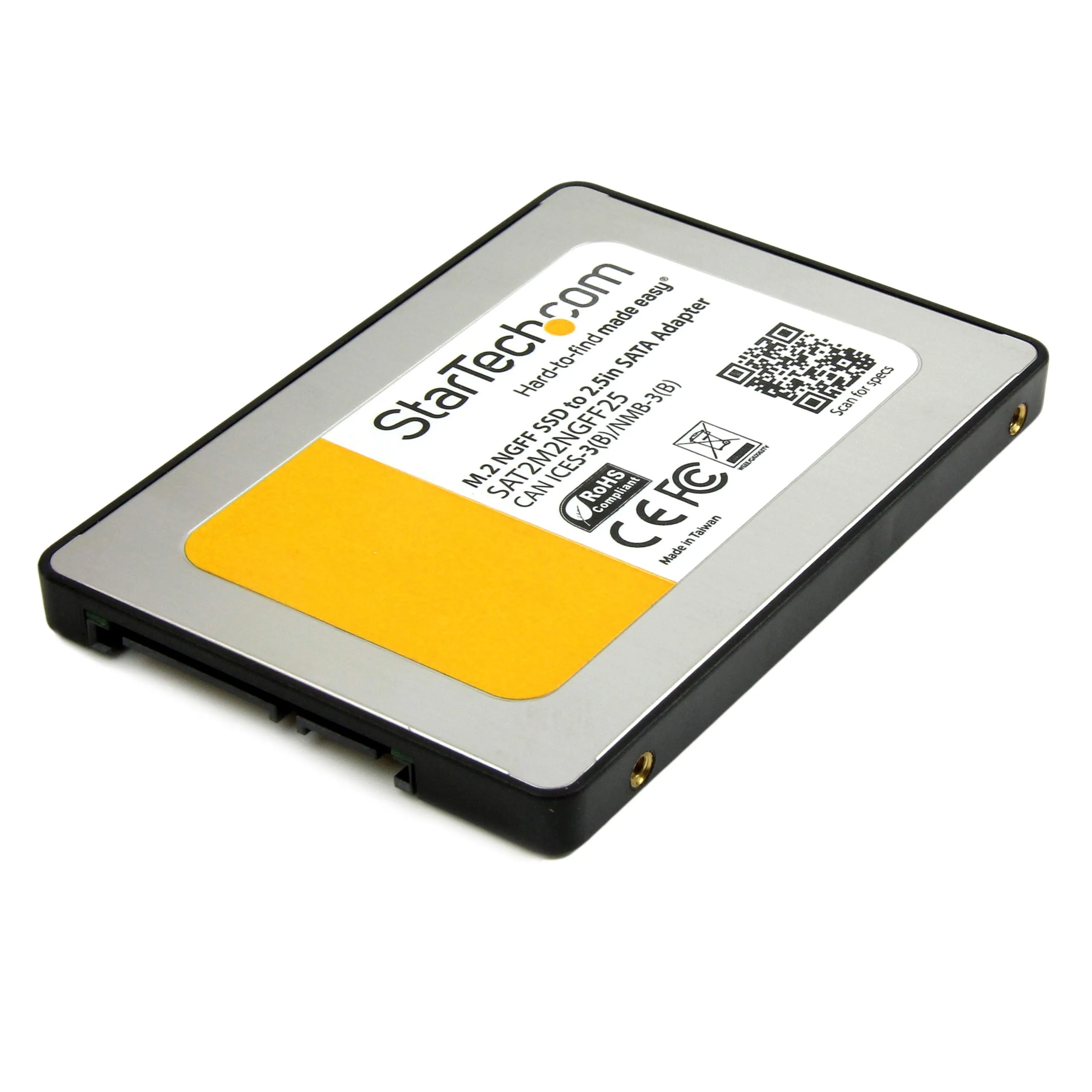 STARTECH SAT2M2NGFF25 - CONVERT AN M.2 SOLID-STATE DRIVE INTO A STANDARD 2.5IN SATA 