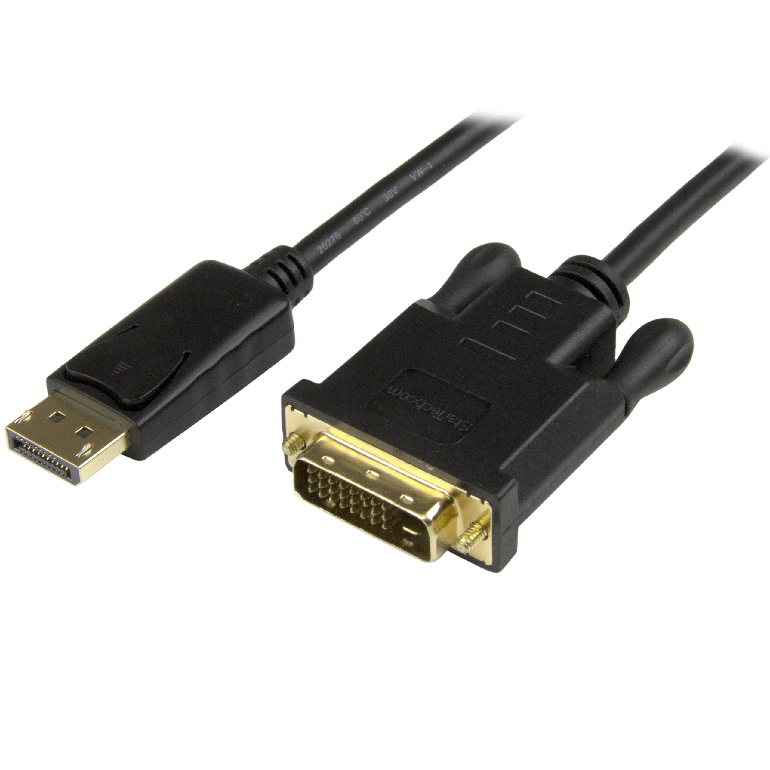 STARTECH DP2DVI2MM3 — ELIMINATE CLUTTER BY CONNECTING YOUR PC DIRECTLY TO THE MONITOR USING THIS SHORT