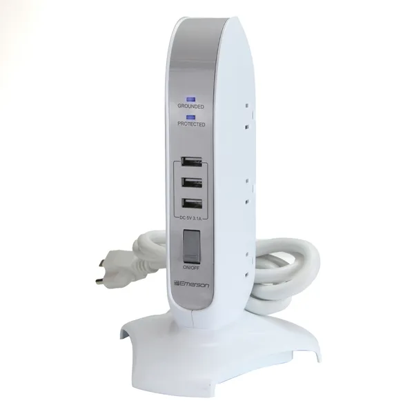 Emerson EAP-1001 — 5OUT 3USB CHARGING TOWER