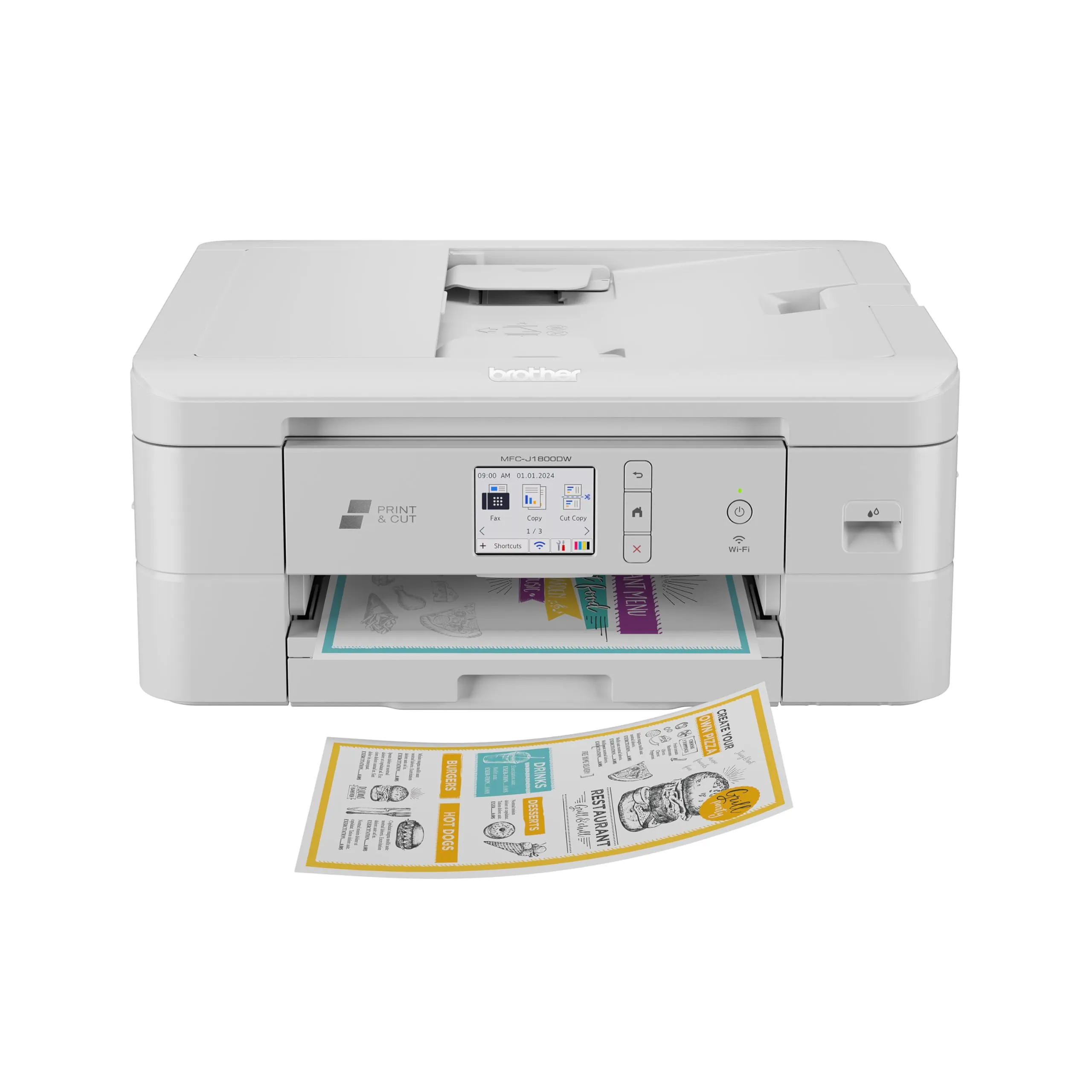Brother MFC-J1800DW - Brother MFC-J1800DW Compact Inkjet All-in-One Printer