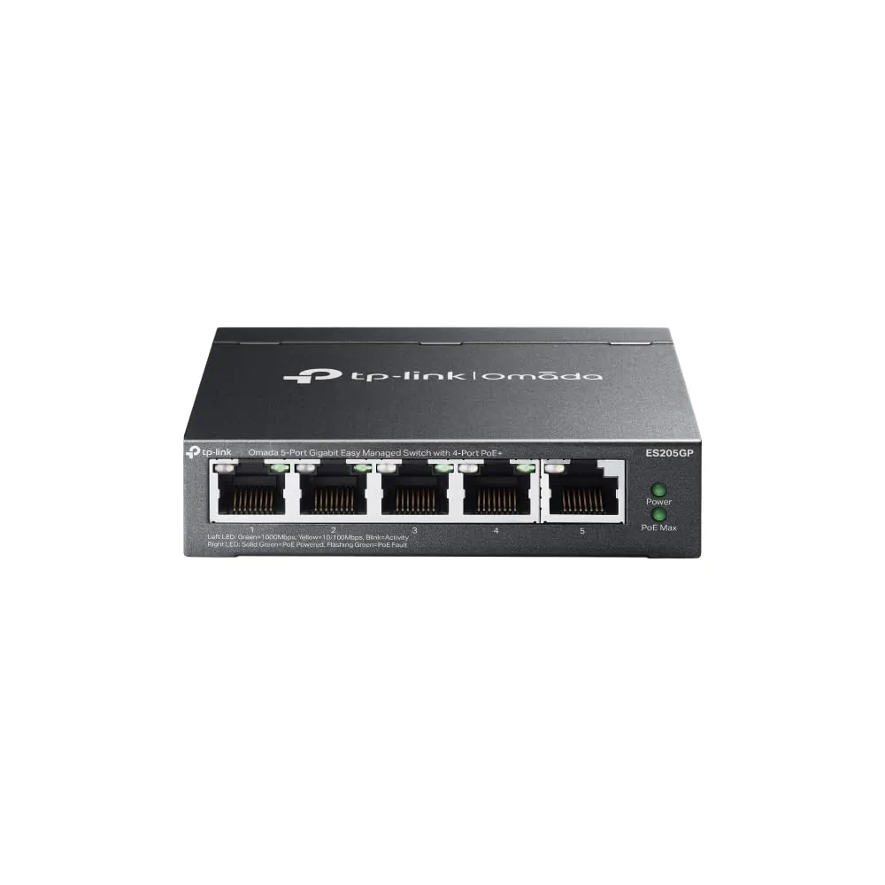 TPLINK ES205GP - Omada 5-Port Gigabit PoE+ Managed Switch