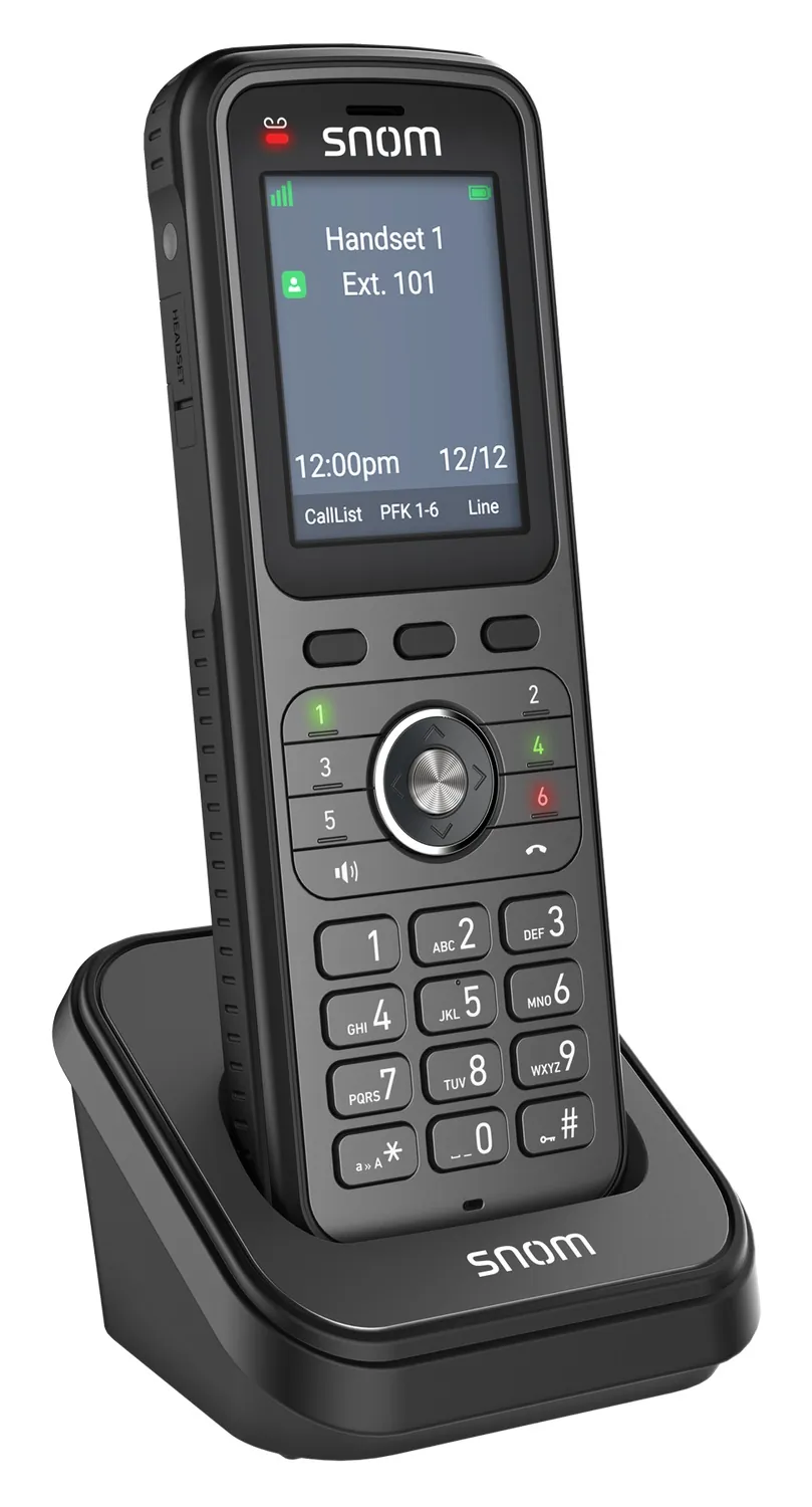 Snom SNO-M56 — M56 DECT Rugged Handset with Advanced Features