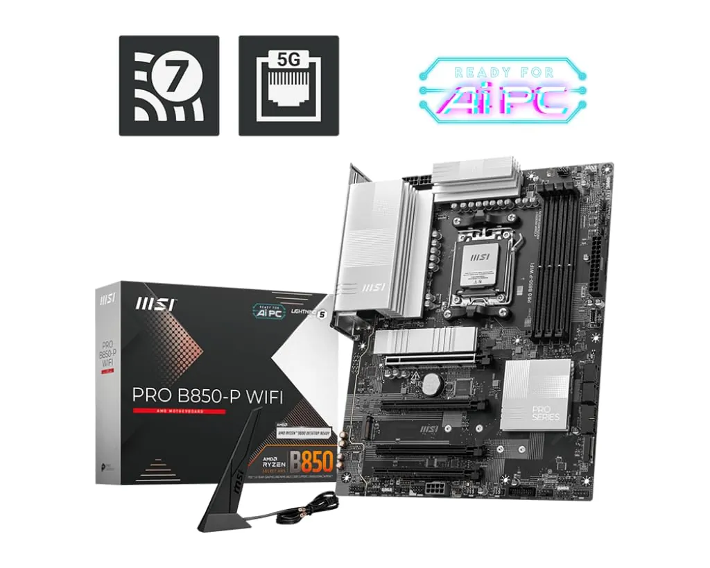 MSI PROB850PWIFI — MSI PRO B850-P WIFI ATX Motherboard