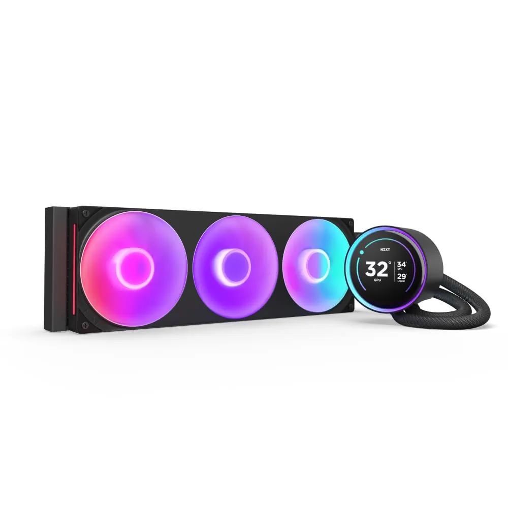 NZXT RL-KR36E-B2 — NZXT KRAKEN ELITE 360 RGB Liquid Cooler - Black