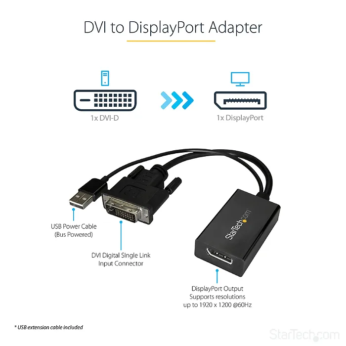 STARTECH-DVI2DP2