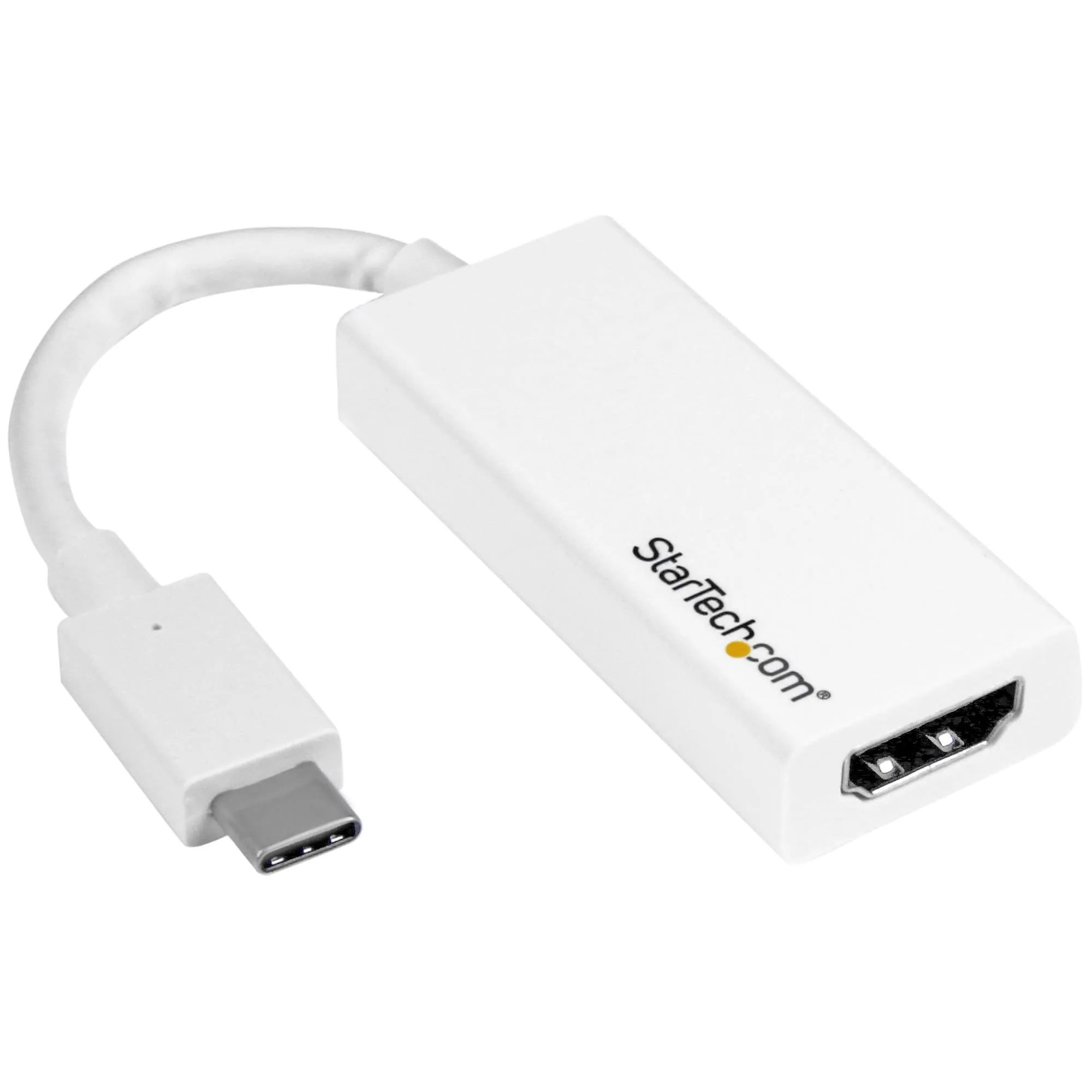 STARTECH CDP2HDW — USB C TO HDMI ADAPTER SUPPORTS 4K RESOLUTIONS - REVERSIBLE USB-C ALSO CONNECTS T