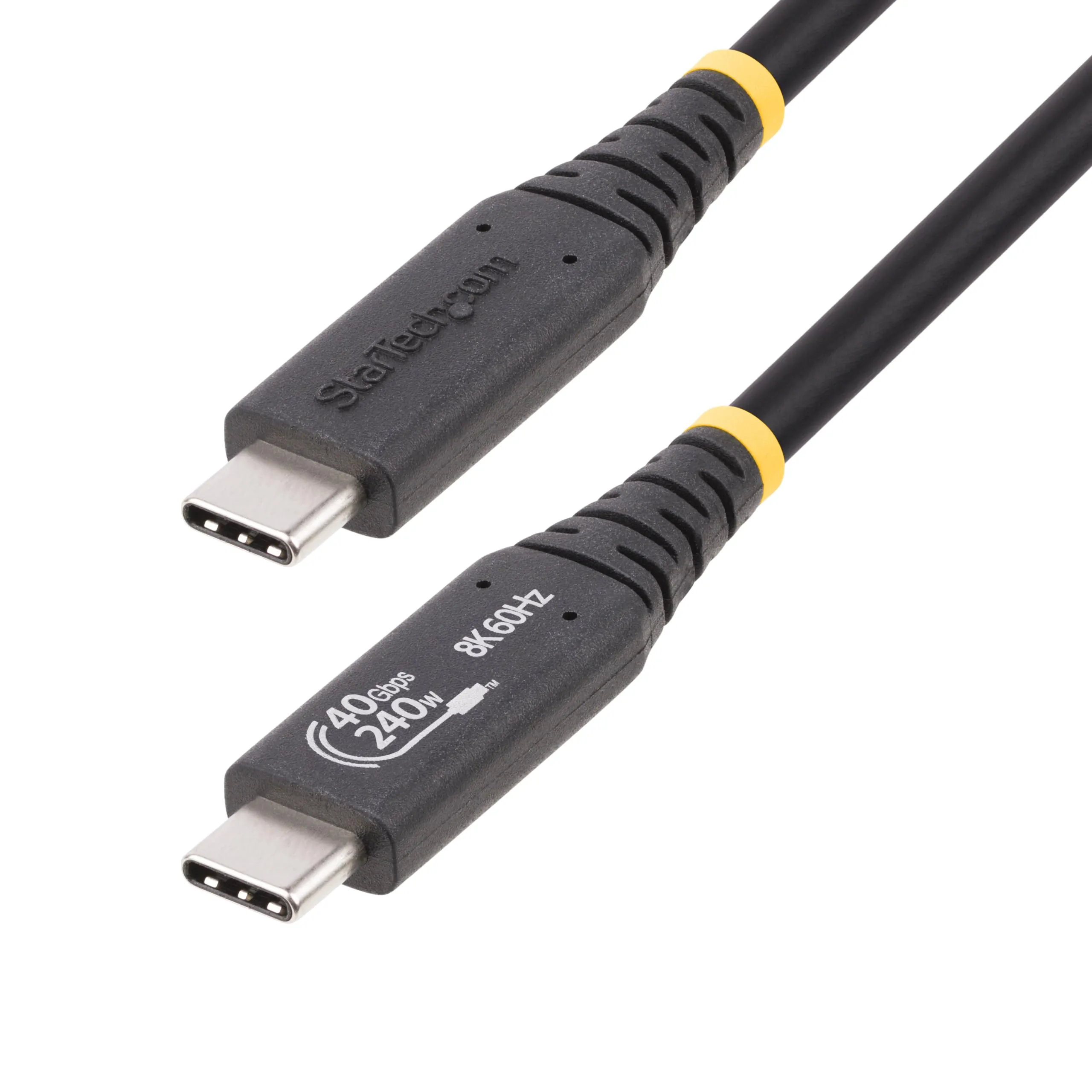 STARTECH 1M-40G-USB4-CABLE — 1M (3.3FT) USB4 CABLE, USB-IF CERTIFIED USB-C CABLE, 40GBPS, 240W PD 3.1, 8K 60H