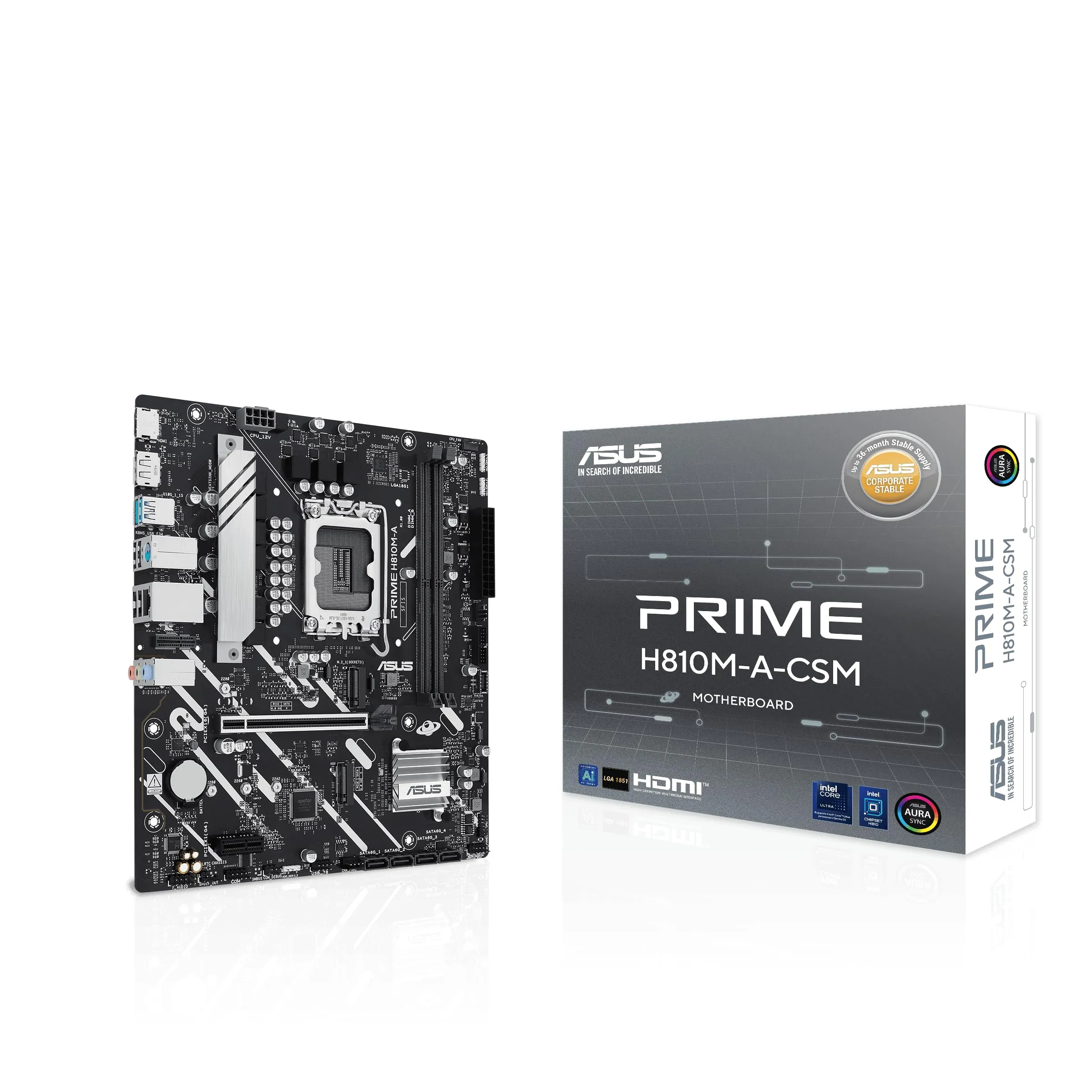 ASUS PRIME H810M-A CSM - ASUS PRIME H810M-A-CSM Motherboard LGA 1851 DDR5