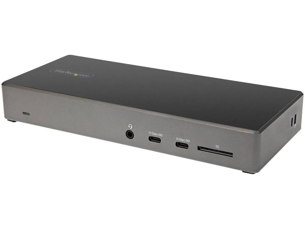 STARTECH DK31C2DHSPD — USB C DOCK - TRIPLE 4K MONITOR USB TYPE-C DOCKING STATION - 100W POWER DELIVERY