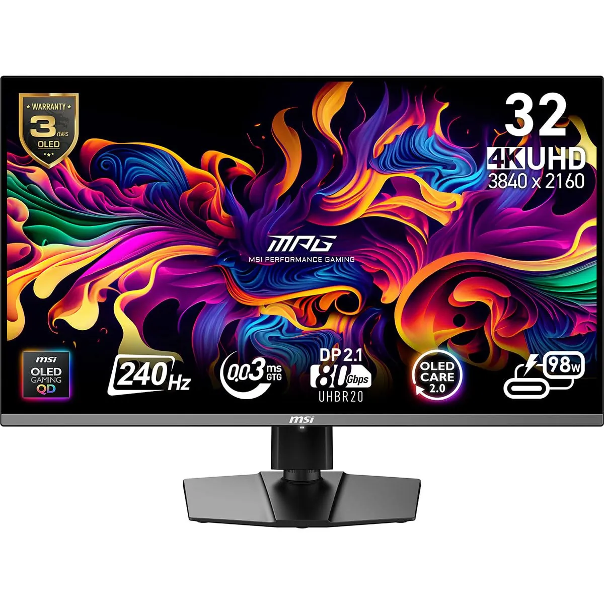 MSI MPG322URXQDOLED - MPG 322URX QD-OLED 32 Gaming Monitor