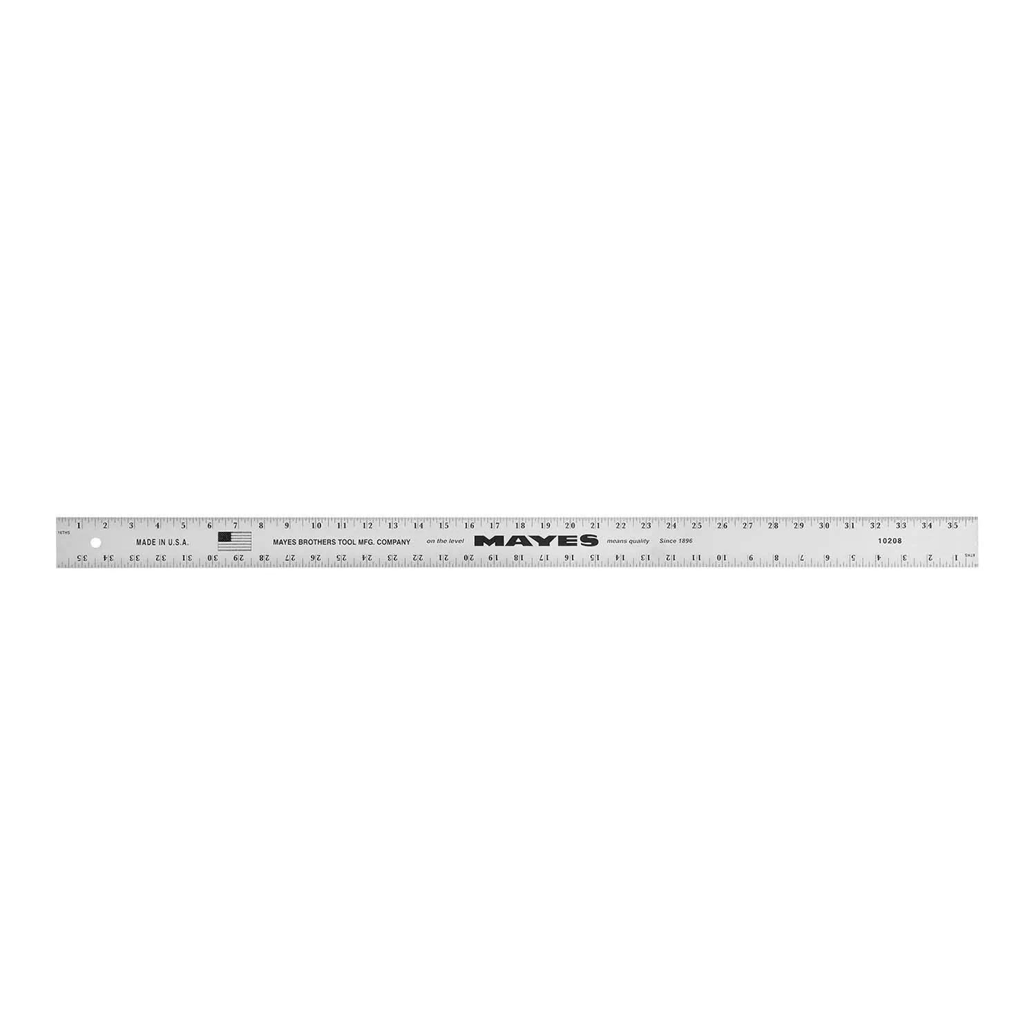 MAYES 10208 — Mayes 36-Inch Aluminum Straight Edge Tool for Precision Work