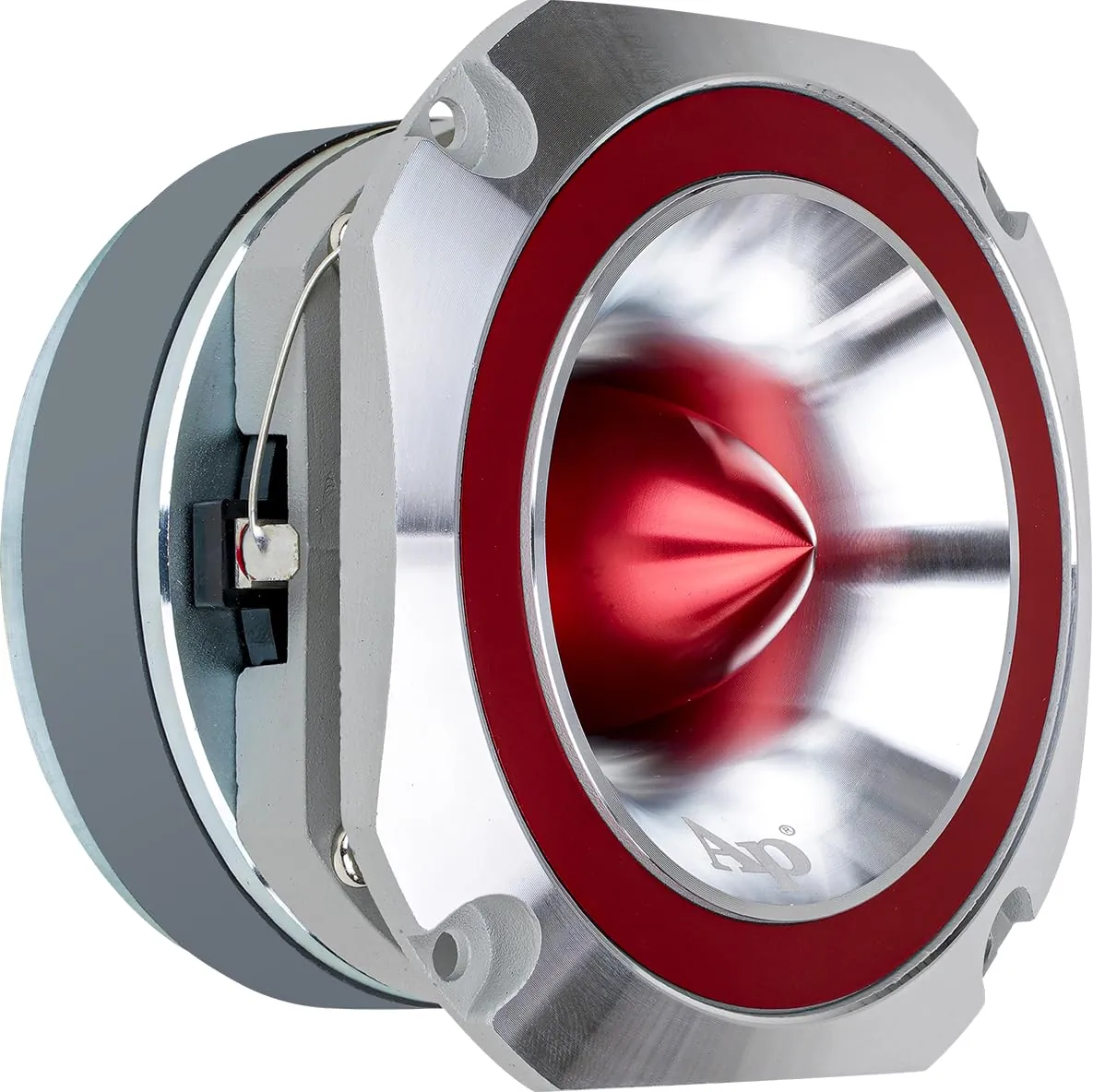 Audiopipe ATR4053RED - Audiopipe 400W Max 4 Red Aluminum Tweeter - Sold Each