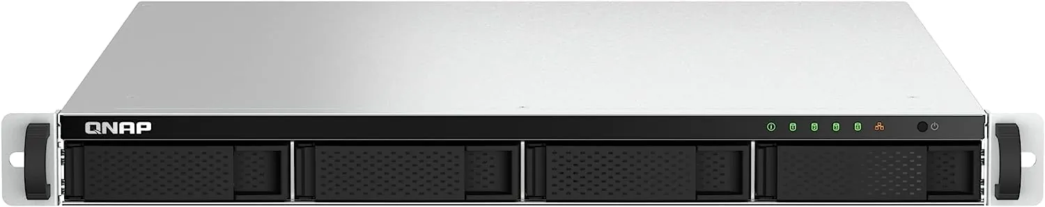 QNAP TS-464U-RP-8G-US — QNAP 1U 4-BAY NAS/ISCSI IP-SAN, INTEL CE.