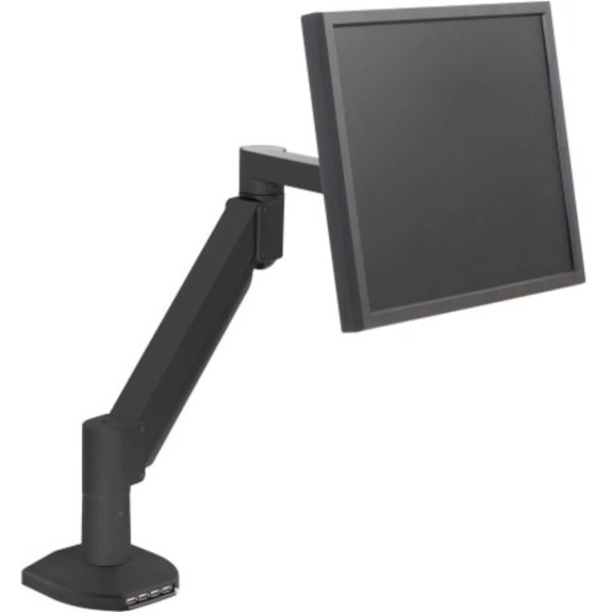 HAT DESIGN WORKS 7500-800-104 - SINGLE DELUXE MONITOR ARM MOUNT WITH SPRING ASSITED TILTER E
