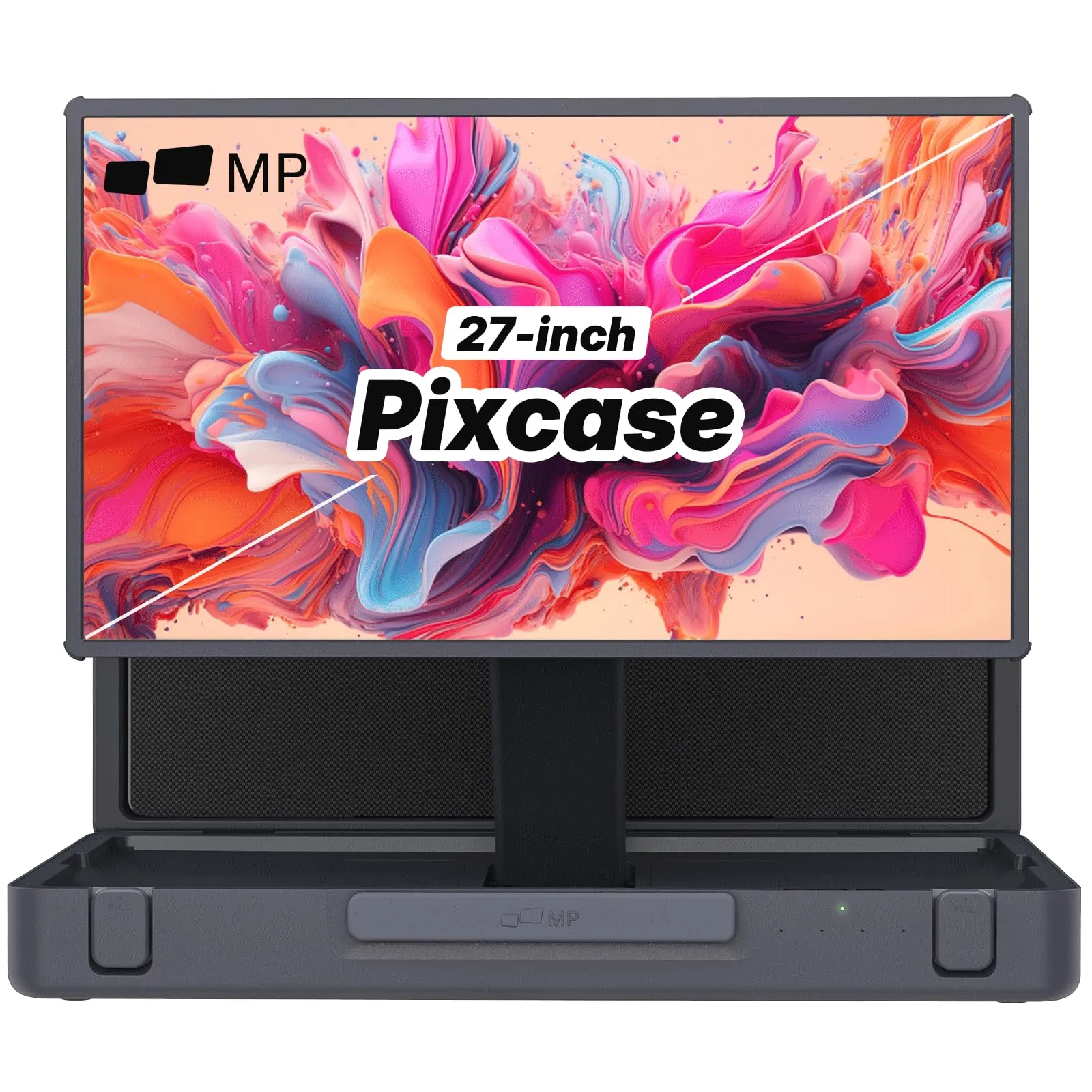 Mobile Pixels 121-1001P01 — MOBILE PIXELS PIXCASE 27IN LCD TOUCH PORTABLE SUITCASE ENTERTAINMENT SYSTEM WITH