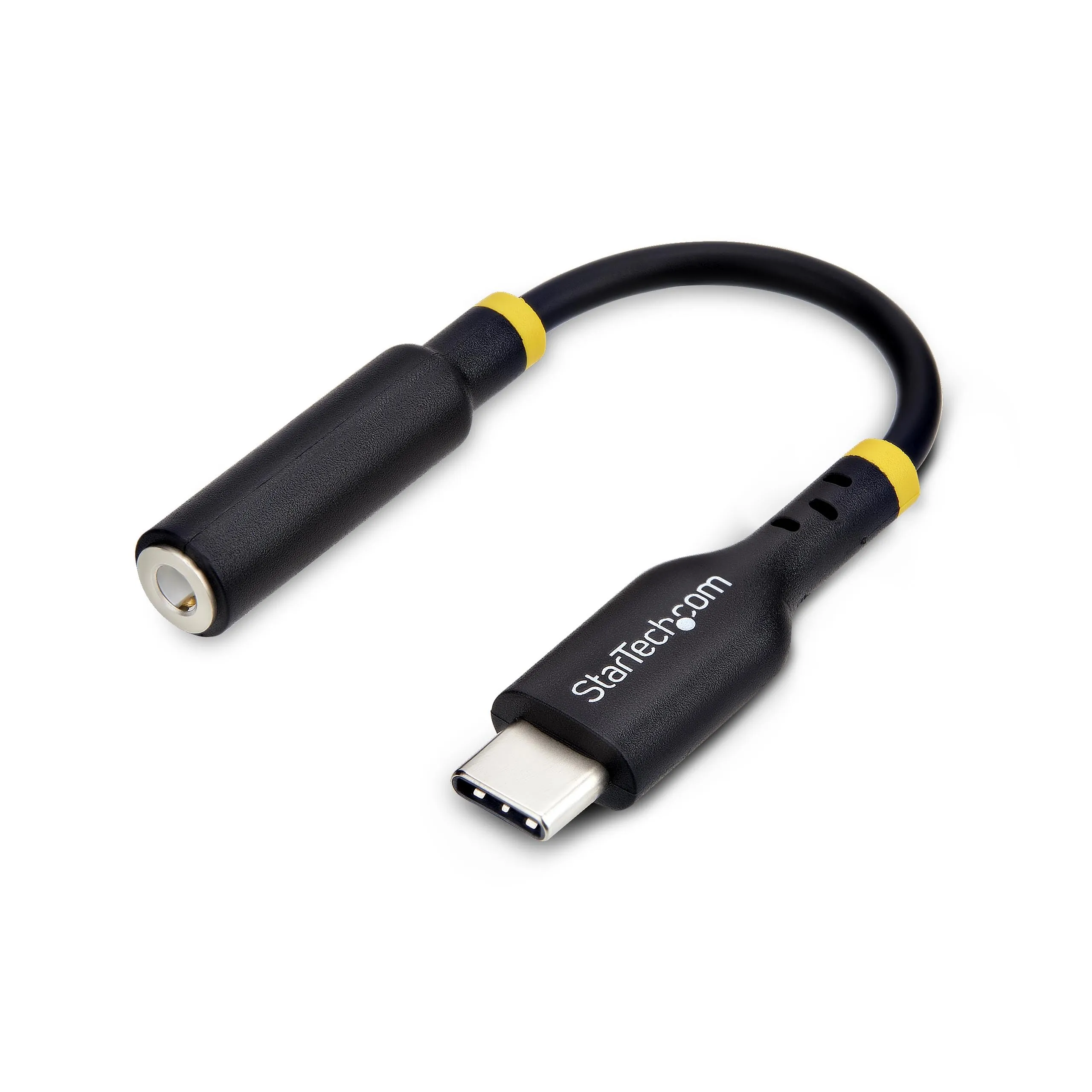 STARTECH USBCAUDIO2 — 5IN (12.7CM) USB-C TO 3.5MM TRRS HEADPHONE/HEADSET JACK AUDIO ADAPTER, USB C AUX