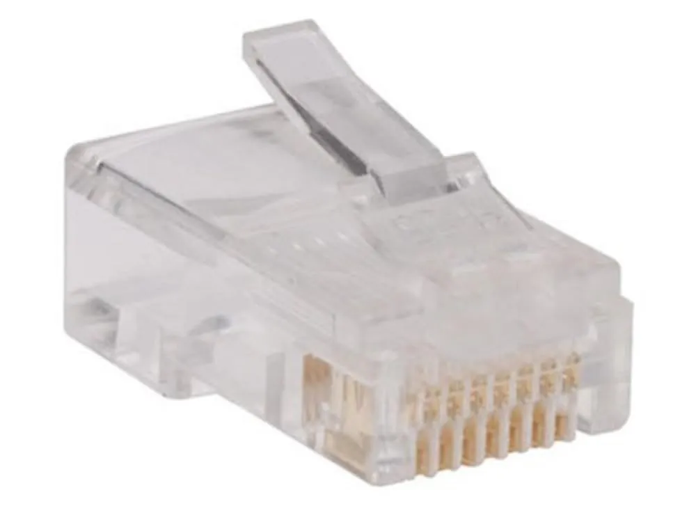 Interex By TrippLite N030-100 — 100-Pack Cat5e RJ45 Plugs for Solid Strand Cables