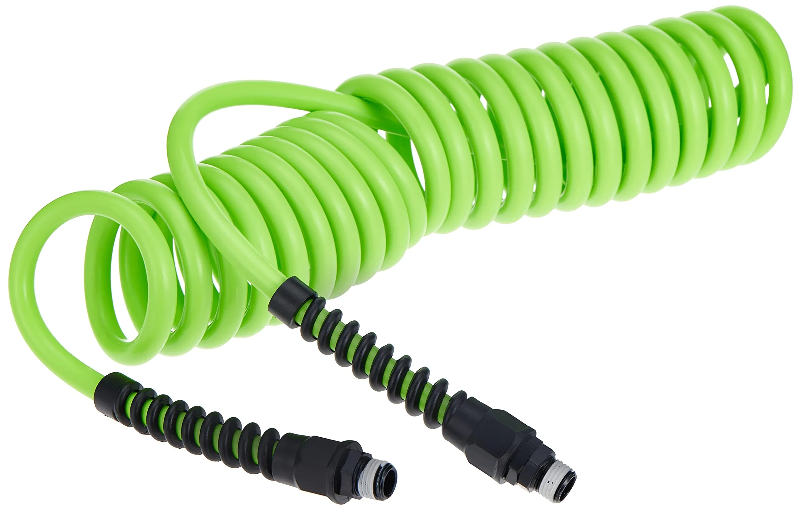 FLEXZILLA LP1415AFZ — Flexzilla 1/4" x 15ft Polyurethane Recoil Hose with Fittings