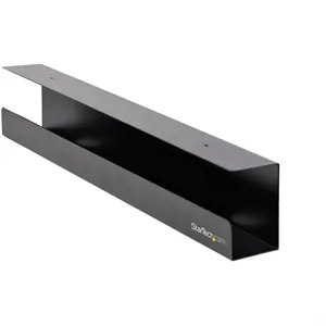 STARTECH UDCMTRAY — STEEL UNDER-DESK CABLE MANAGEMENT TRAY/HOLDER; 23.6IN X 4.5IN X 3IN (LXDXH); SUP