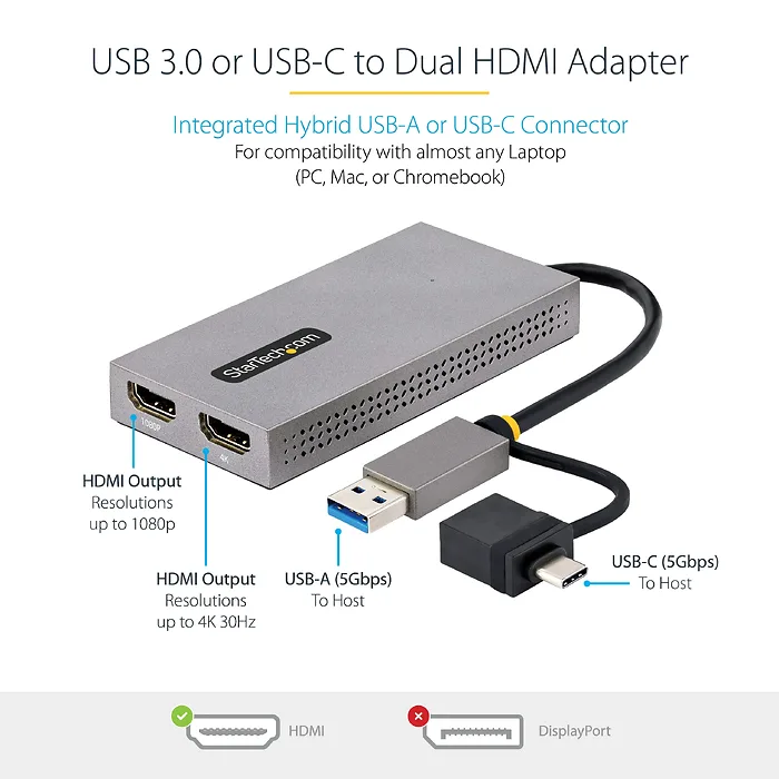 STARTECH-107B-USB-HDMI